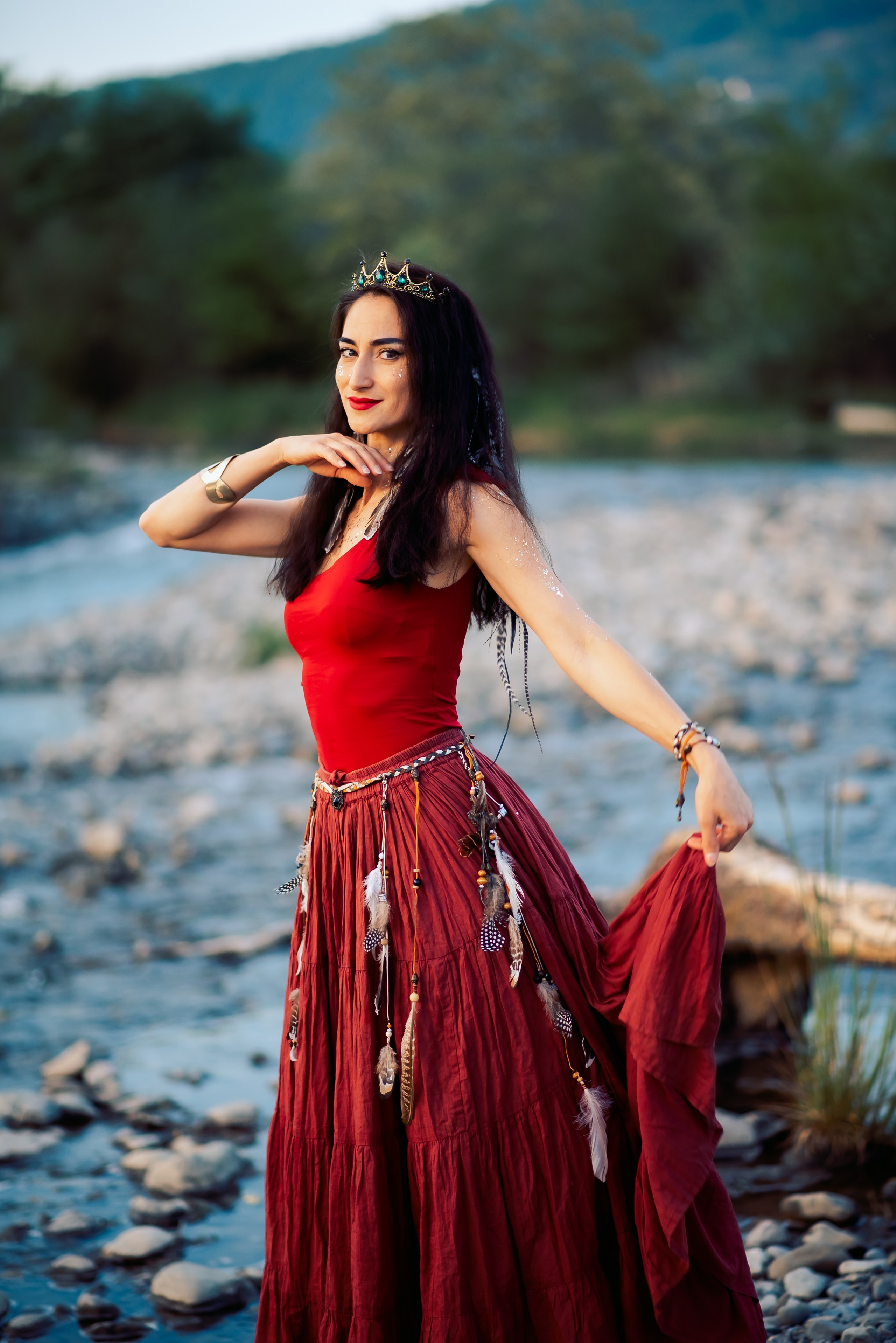 У костра. Семейный и женский фотограф Лоо Краснодар Сочи Энем Татьяна Трибурт