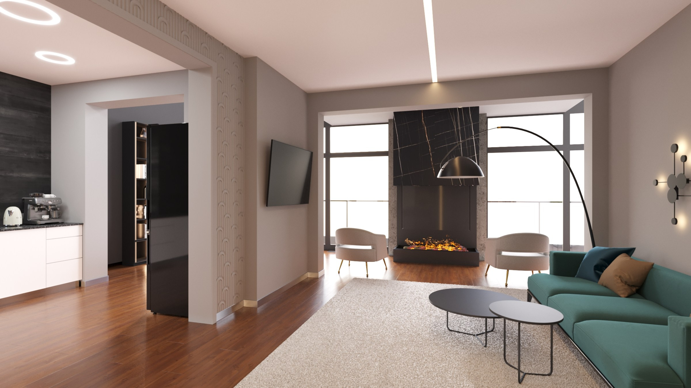 New old house. Interior designer Nataliia Iksanova