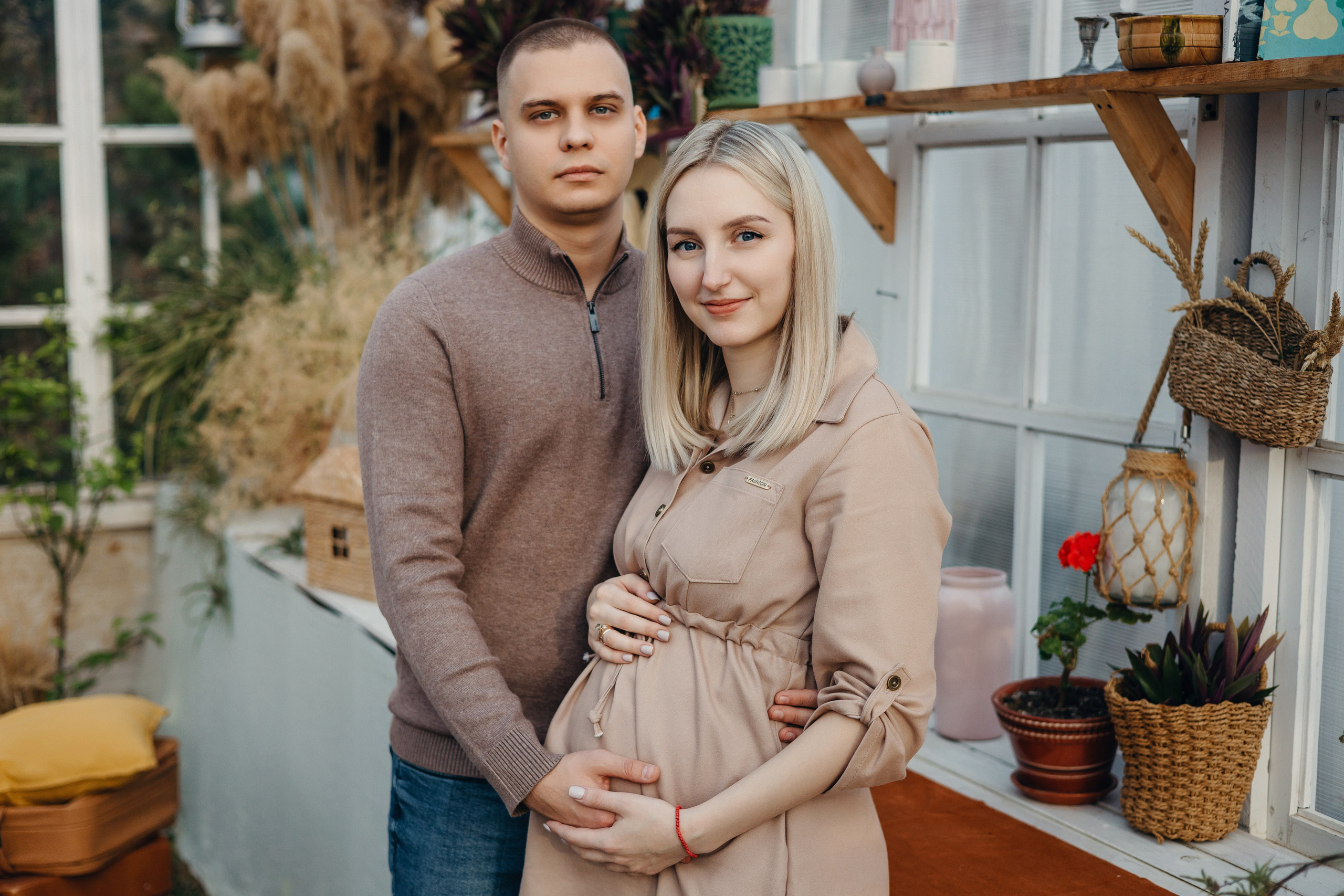 Фотосъёмка пары в ожидании чуда. Свадебный, семейный, интерьерный фотограф в Краснодаре Денис Голощапов