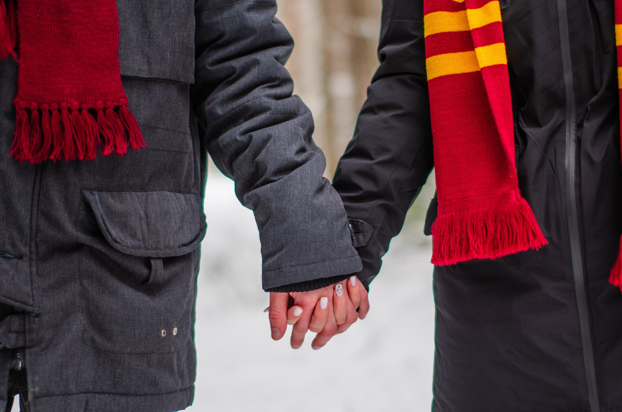 Зимняя история любви в стиле фильма «Гарри Поттер». Денисова Аля — фотограф для парных съемок и индивидуальных историй в Барнауле