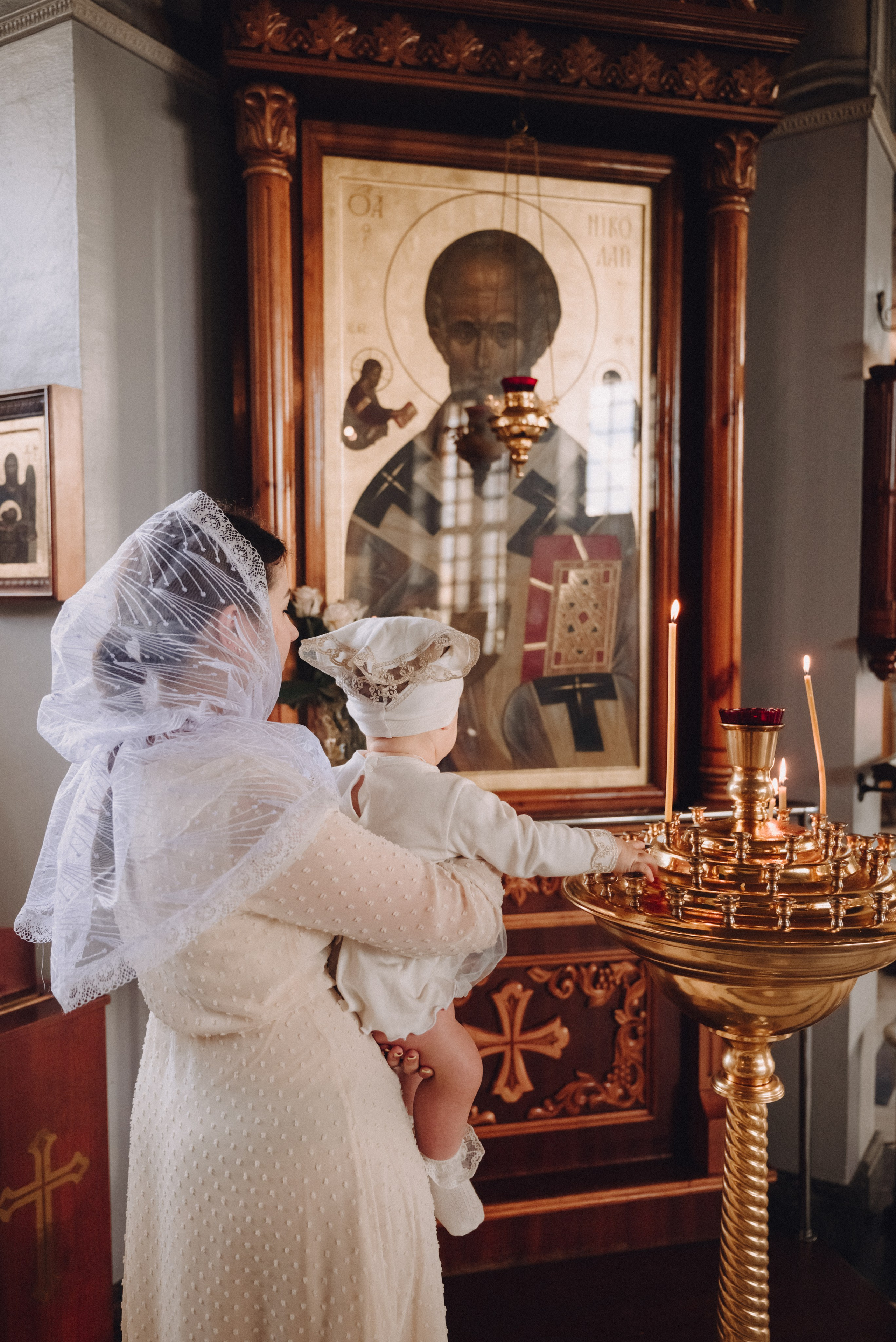 Крещение Аделины. Фотограф Анастасия Монах