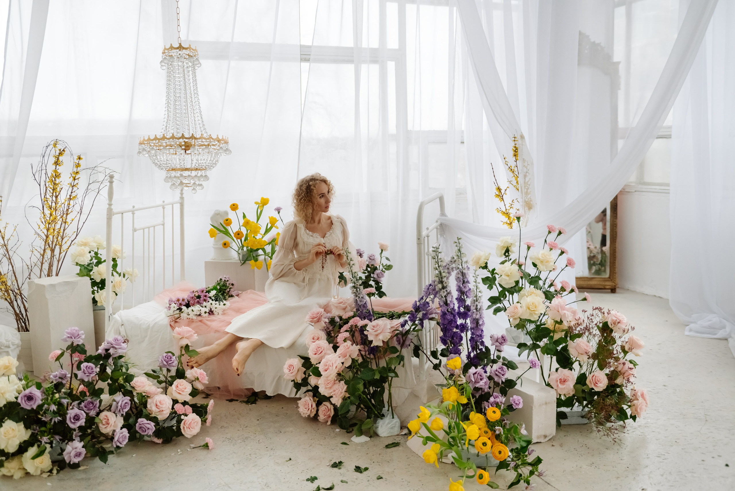 Индивидуальная. Цветочное настроение. Свадебный и сеейный фотограф в Санкт-Петербурге Елена Худякова