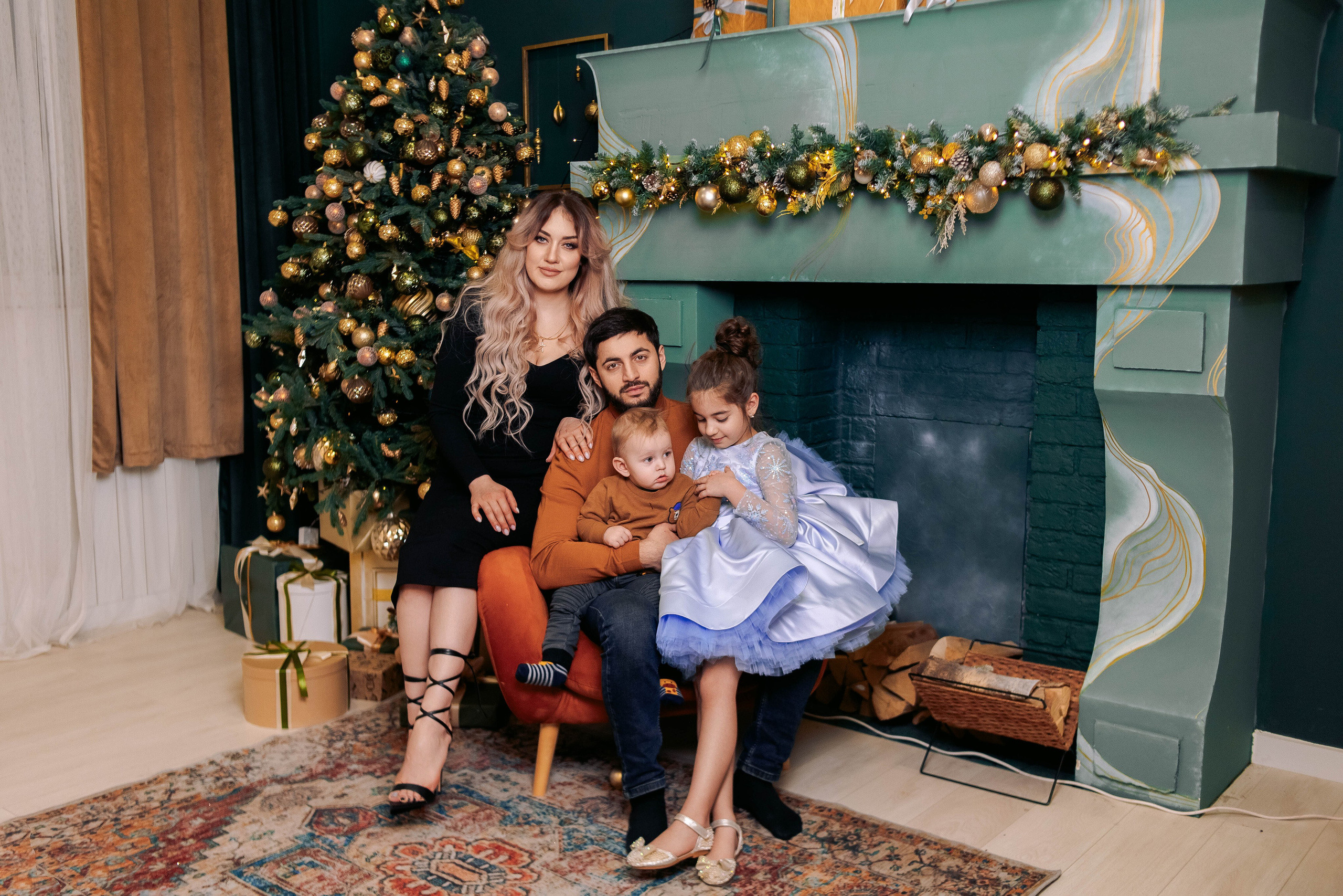Новогодняя Семейная фотосессия в фотостудии Daily. Фотограф в Санкт-Петербурге, Анна Скворцова