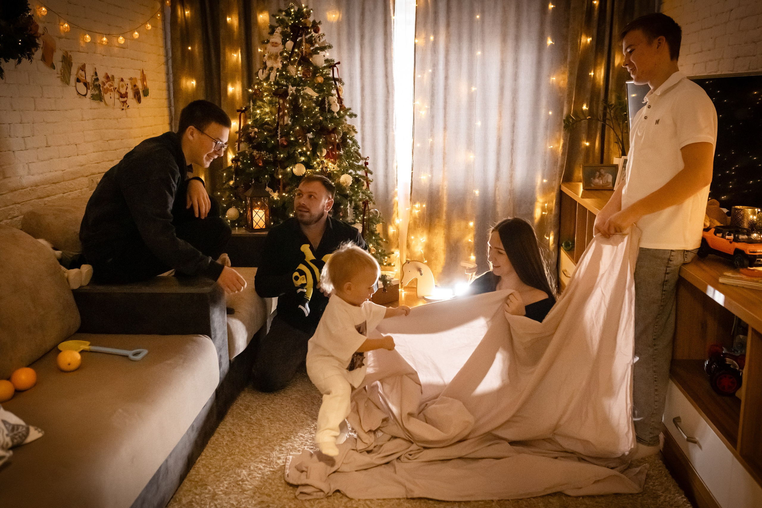 Домашняя съёмка семейная