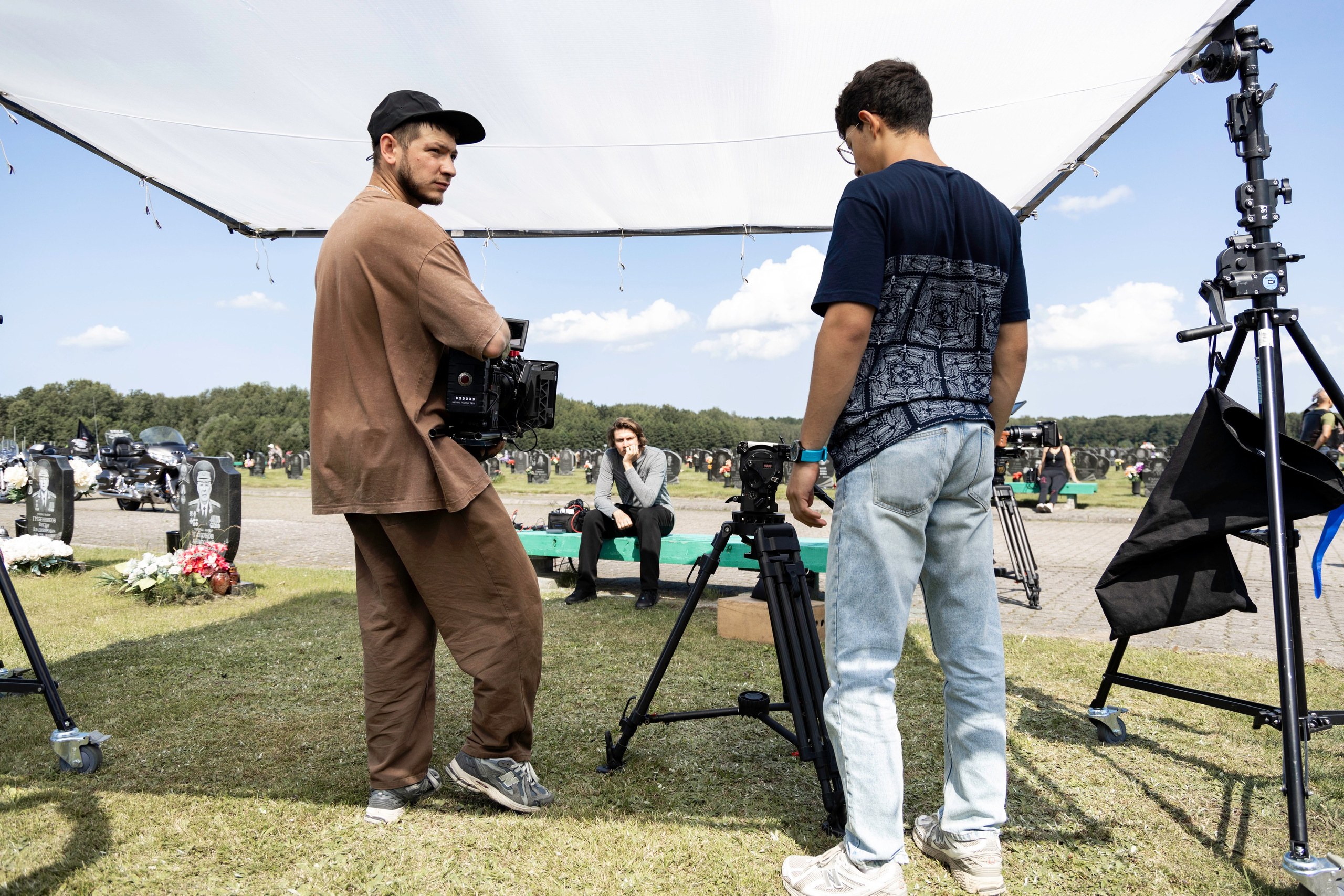 Бэкстэйдж докуметального фильма «Мой папа герой». Olya Posnimay