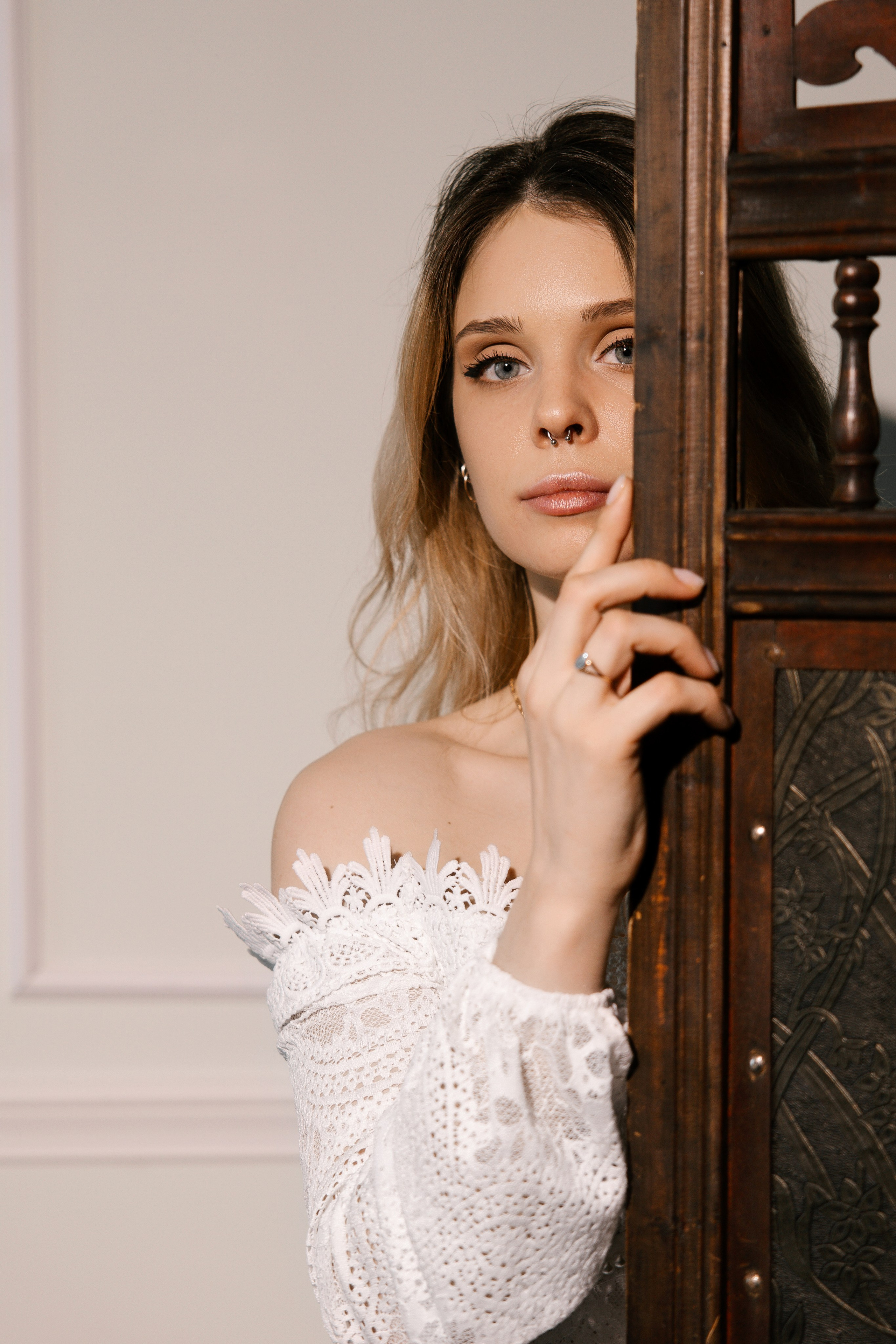 Лина и Вадим в студии Veer. Портретный фотограф в Москве Даша Потоцкая