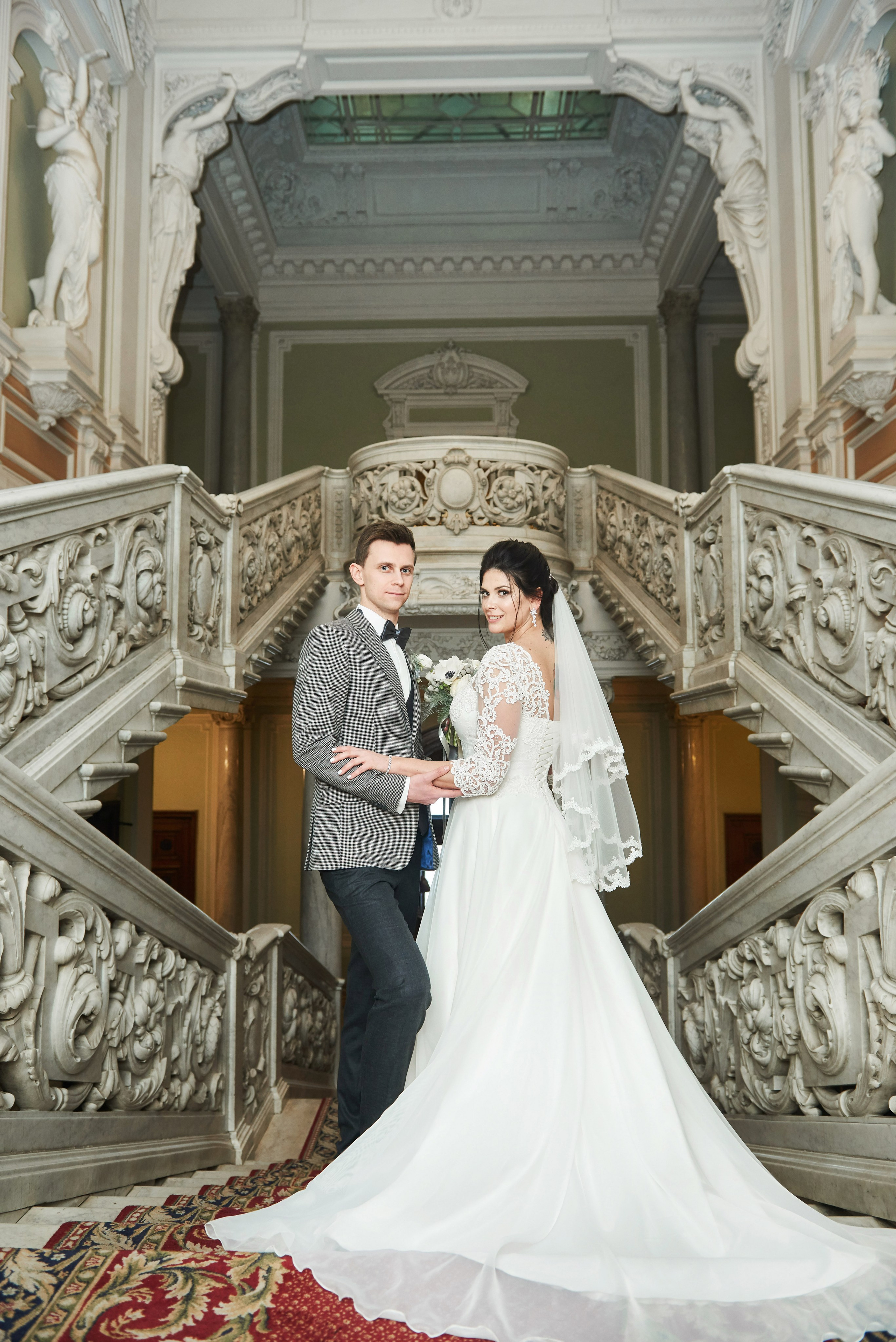 Наталия и Дмитрий (фотосессия в студии). Портретный, семейный и свадебный фотограф в Санкт-Петербурге и в Пушкине Ширяев Денис