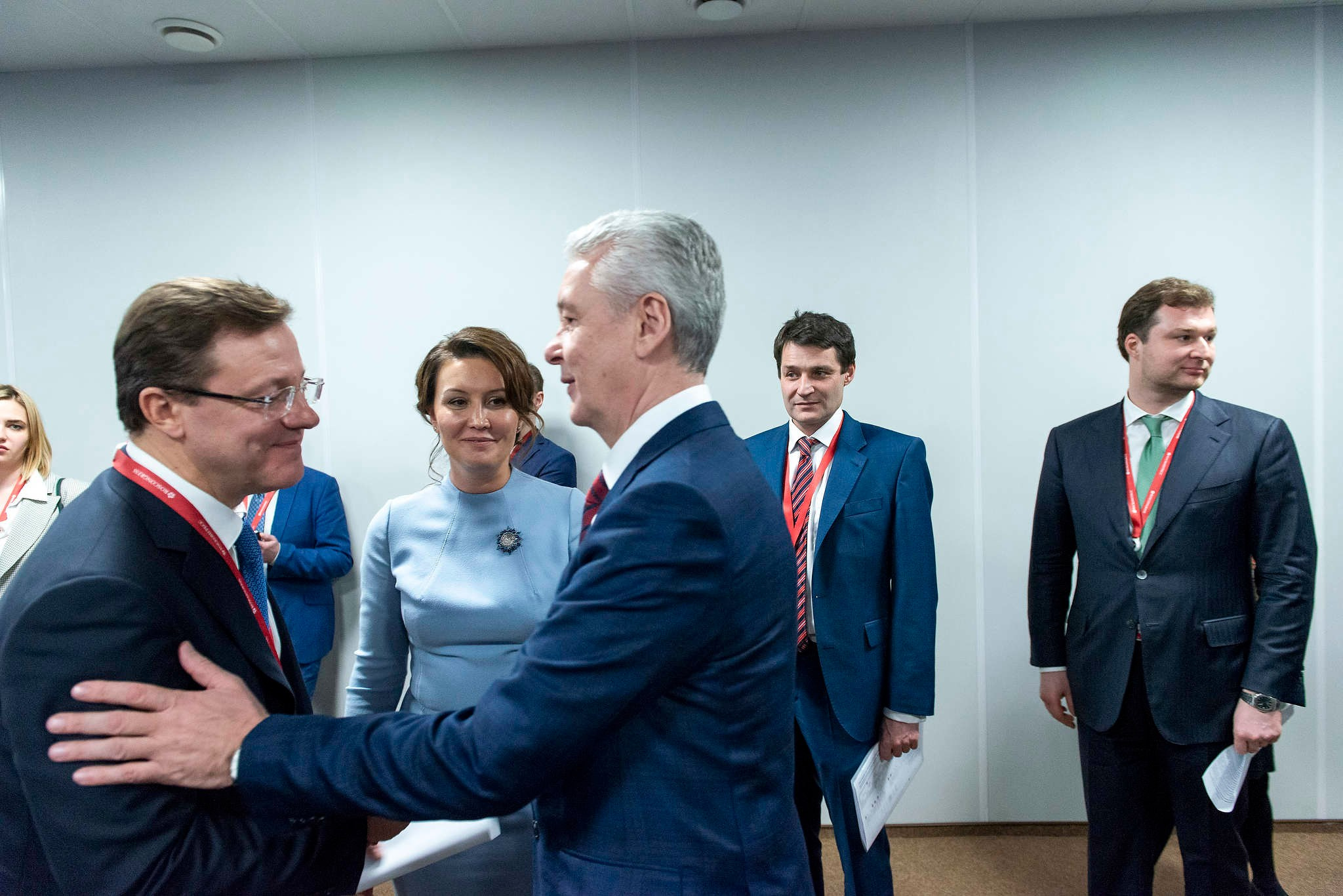 Мэр Москвы Сергей Собянин на международном инвестиционном форуме в Сочи в 2019 году. Съемка компании Росконгресс.