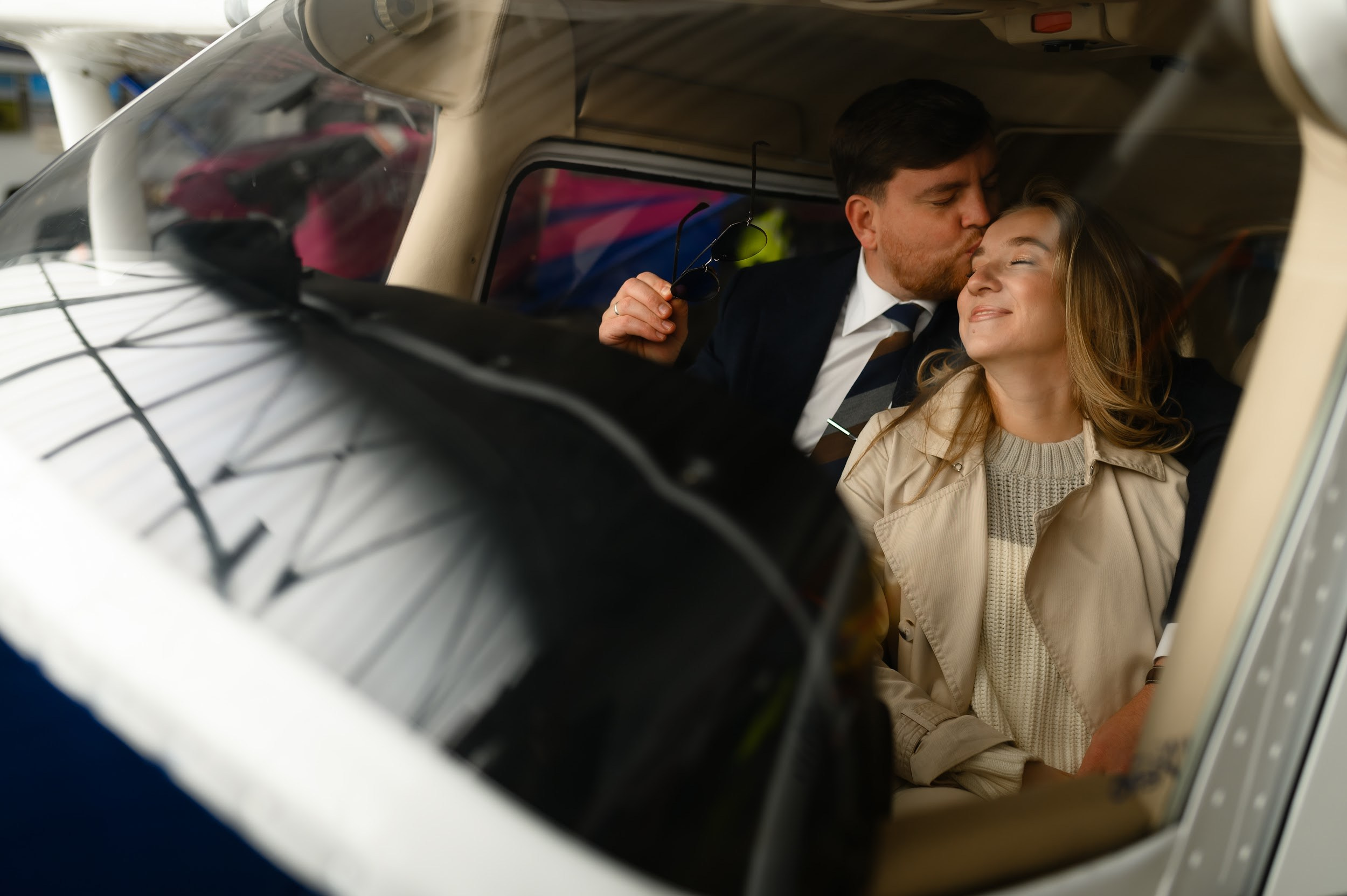 Love-story. Самолёт. Фотограф Марина Росси