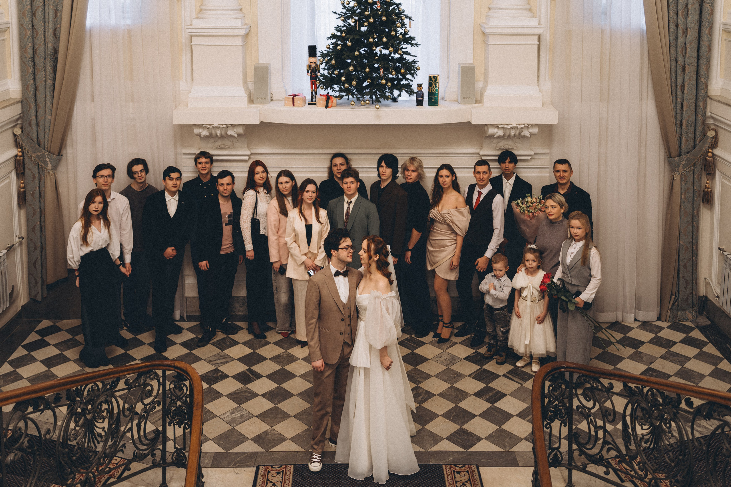 СВАДЕБНАЯ СЬЕМКА ВО ВТОРОМ ДВОРЦЕ С ГОСТЯМИ И ПРОГУЛКА В ТАВРИЧЕСКОМ САДУ. Профессиональный фотограф, Санкт-Петербург — Виктория Богомолова