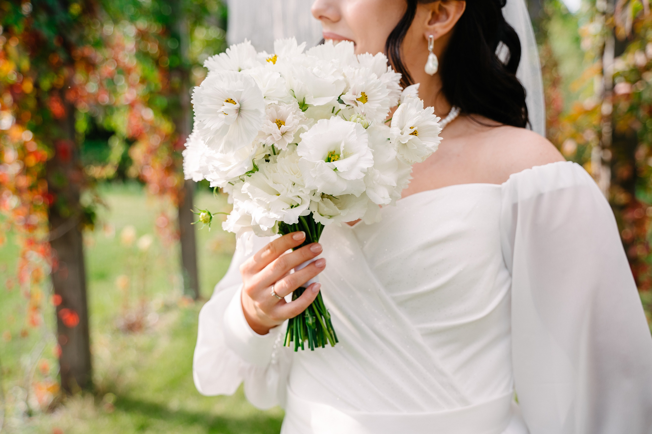 Свадебная фотосессия молодоженов теплой осенью. Свадебный и семейный фотограф из Воронежа|Москвы Бубнова Екатерина