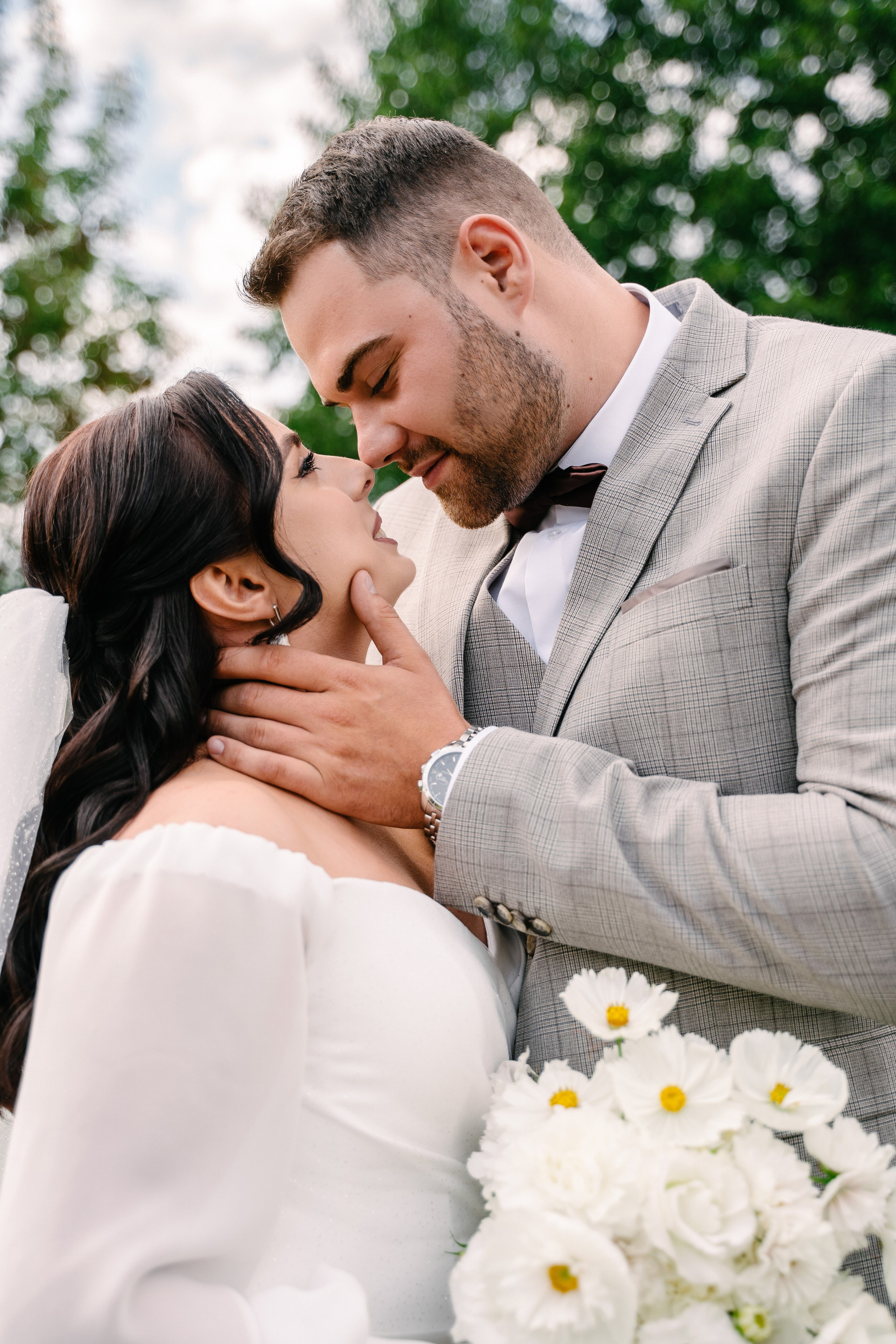 Свадебная фотосессия молодоженов теплой осенью. Свадебный и семейный фотограф из Воронежа|Москвы Бубнова Екатерина