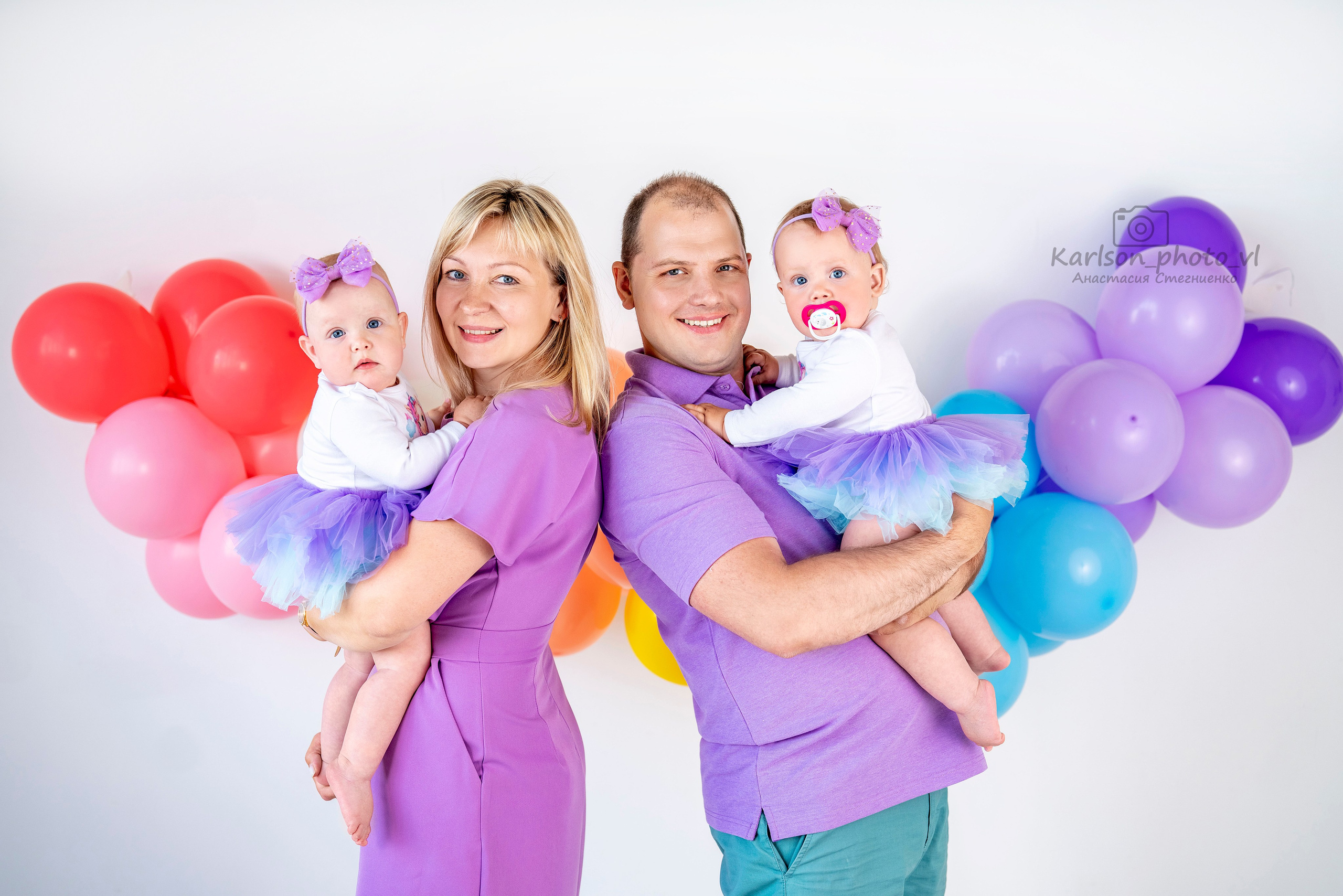 Двойняшки. Детский и семейный фотограф в Москве Анастасия Стегниенко