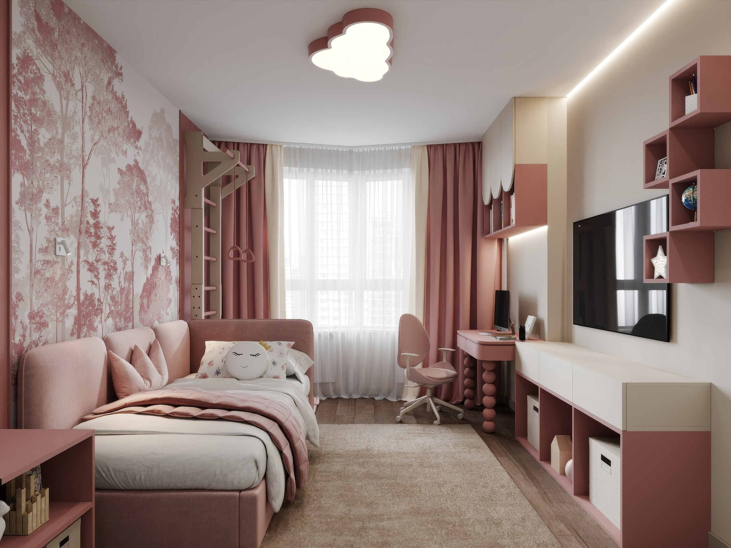 Квартира с винными акцентами, 62 м². Line Дизайн — дизайн интерьера | Елена Гусакова