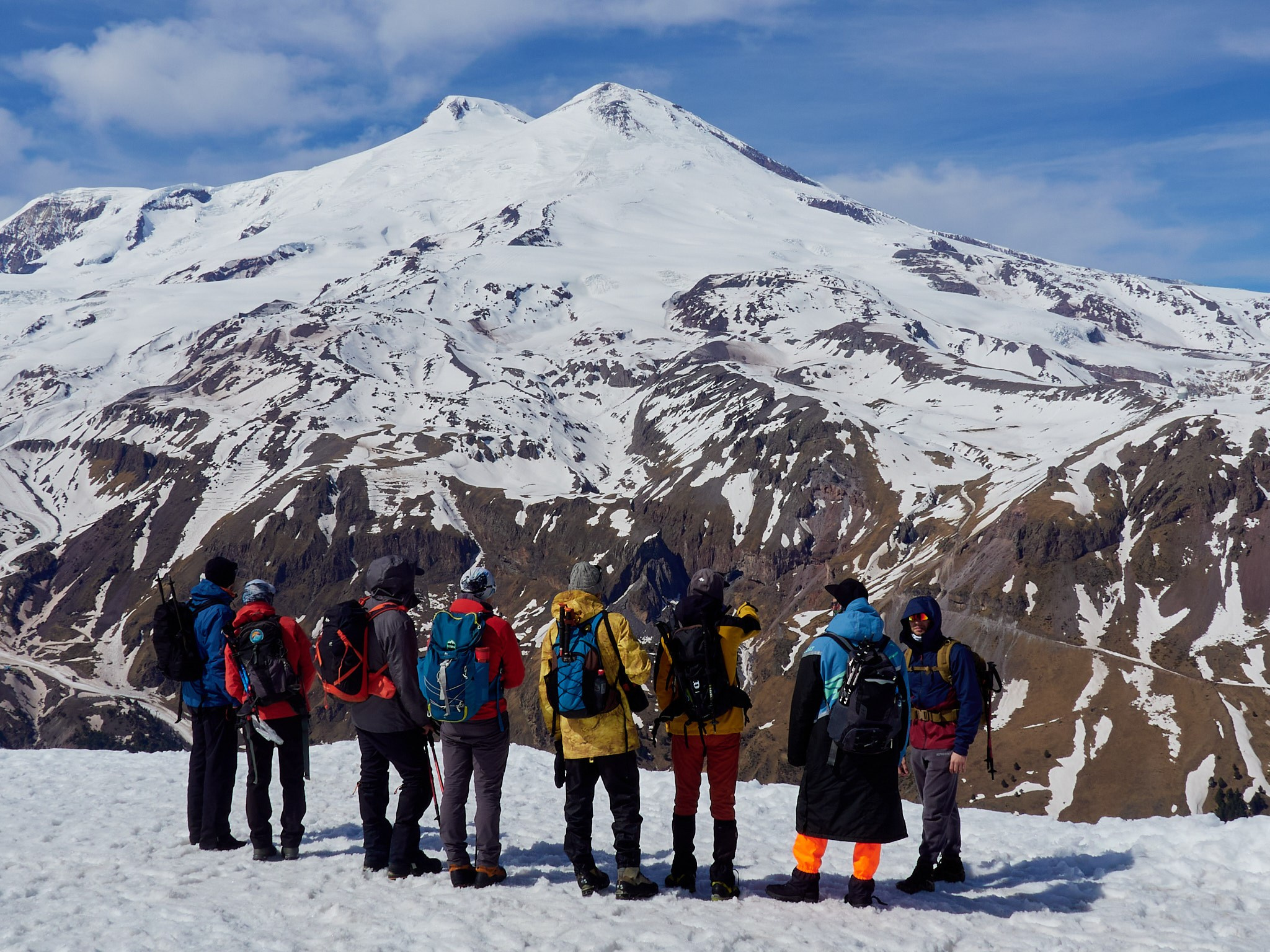 16.04 Акклиматизационный выход с группой на Чегет. Горный, высотный Фотограф на Эльбрусе Георгий