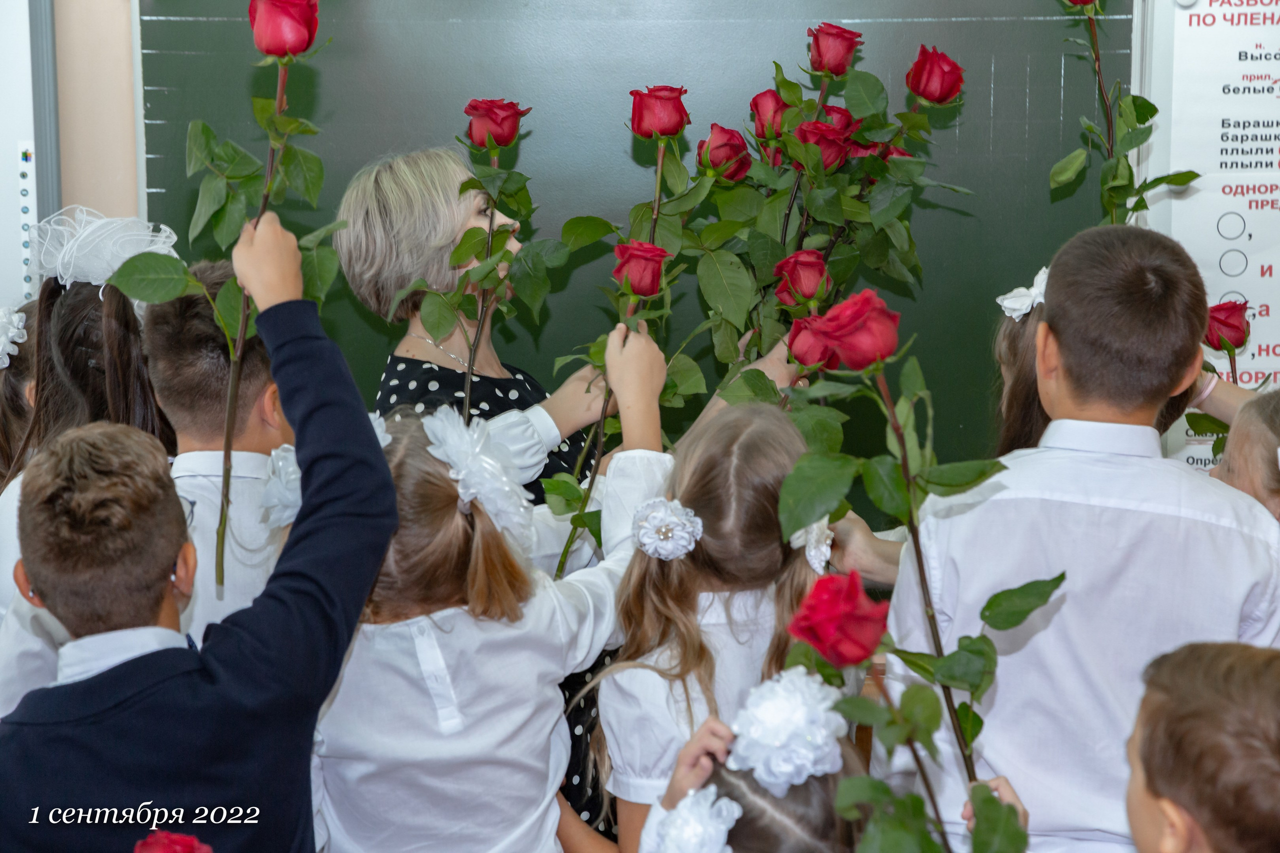 Репортаж в школе на 1 сентября. GagarinProArt