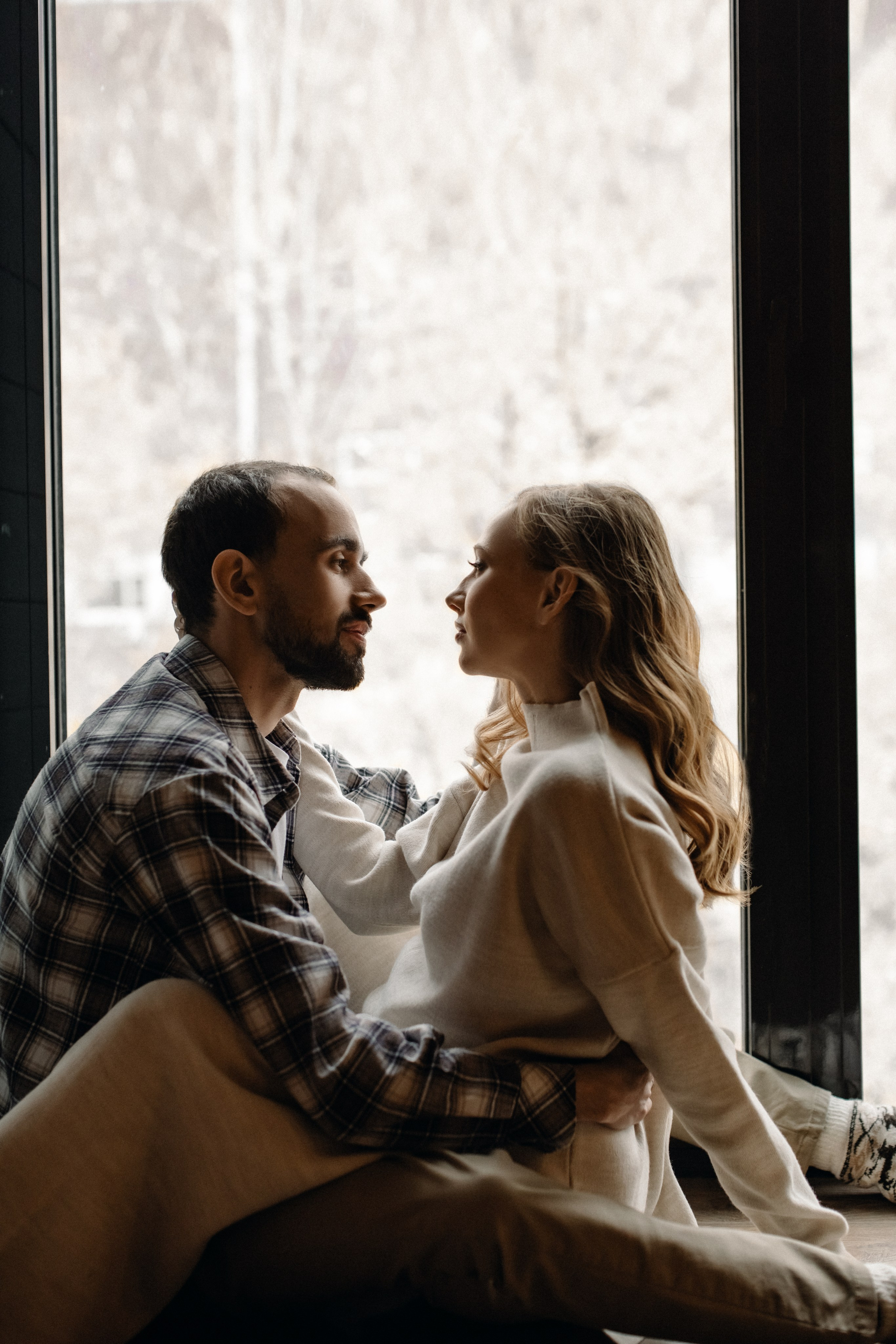 Ксения и Владимир Новогодняя История. Фотограф в Москве Ольга Сатони