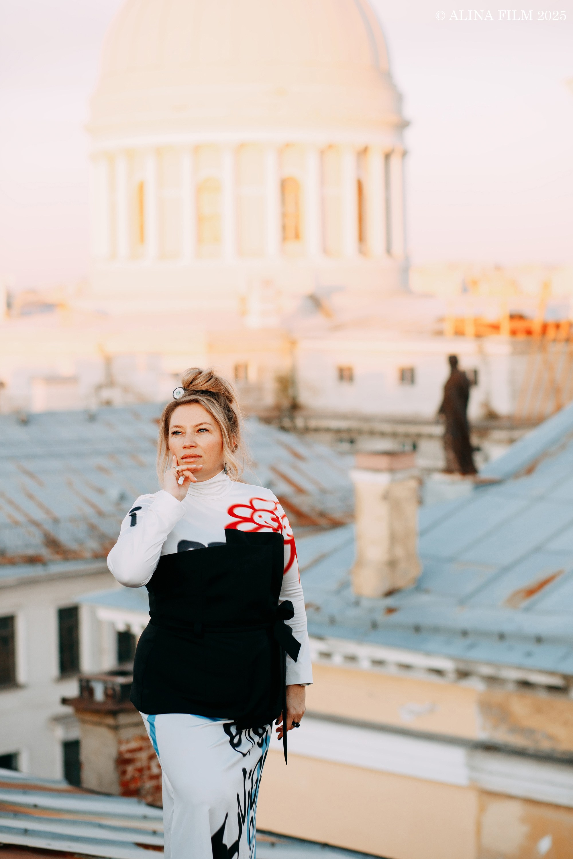 Фотосессия на крыше на Спортивной. Фотограф в Санкт-Петербурге Alina Film