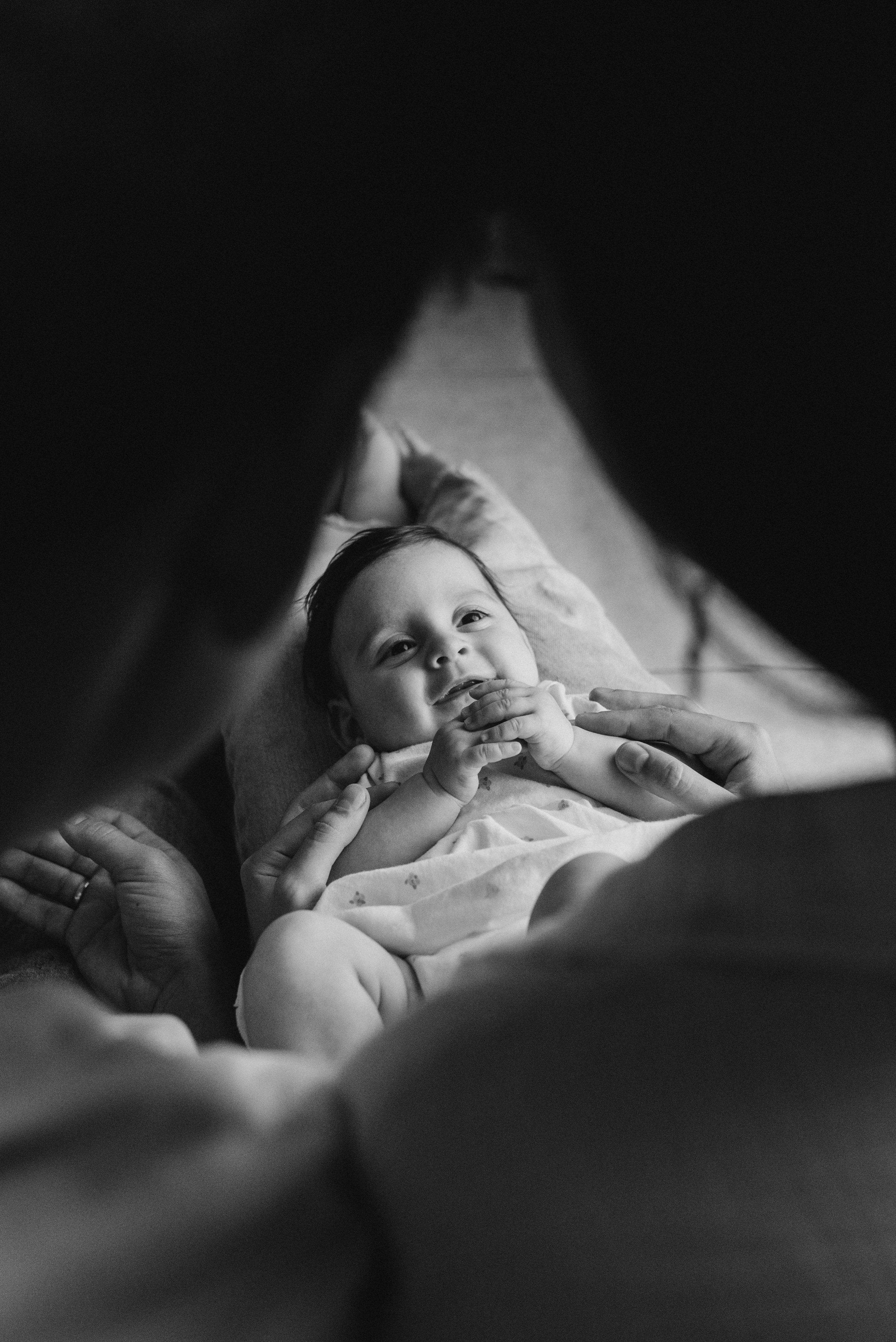 Newborn Lifestyle: Евгения, Артем и София. Family photographer in Israel | Alesya Superfin