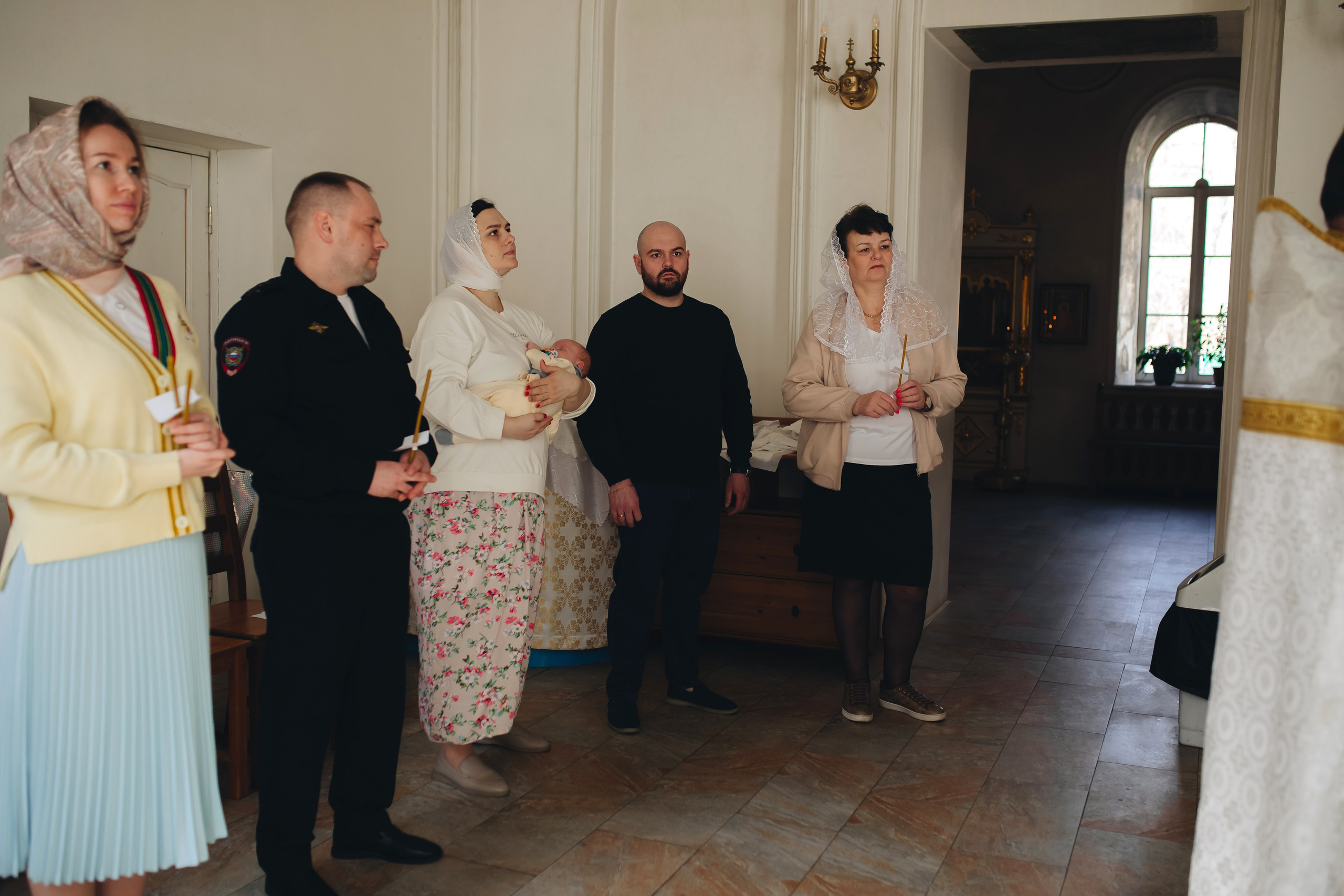 Крещение в светлом Храме. Семейный и детский фотограф в Москве Дорогова Екатерина