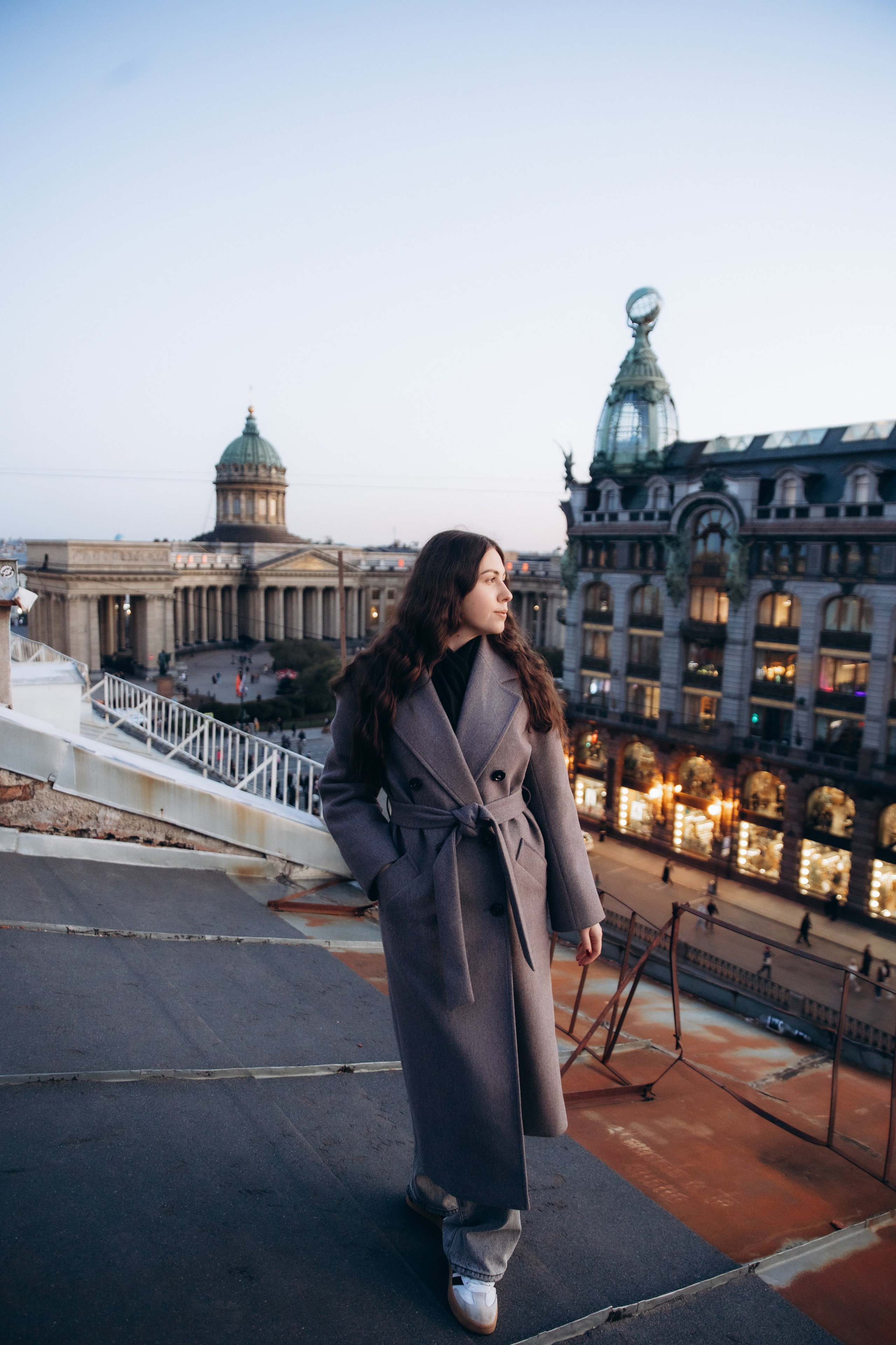 Фотосессия на крыше. Фотограф в Санкт-Петербурге Разиля Идиятуллина