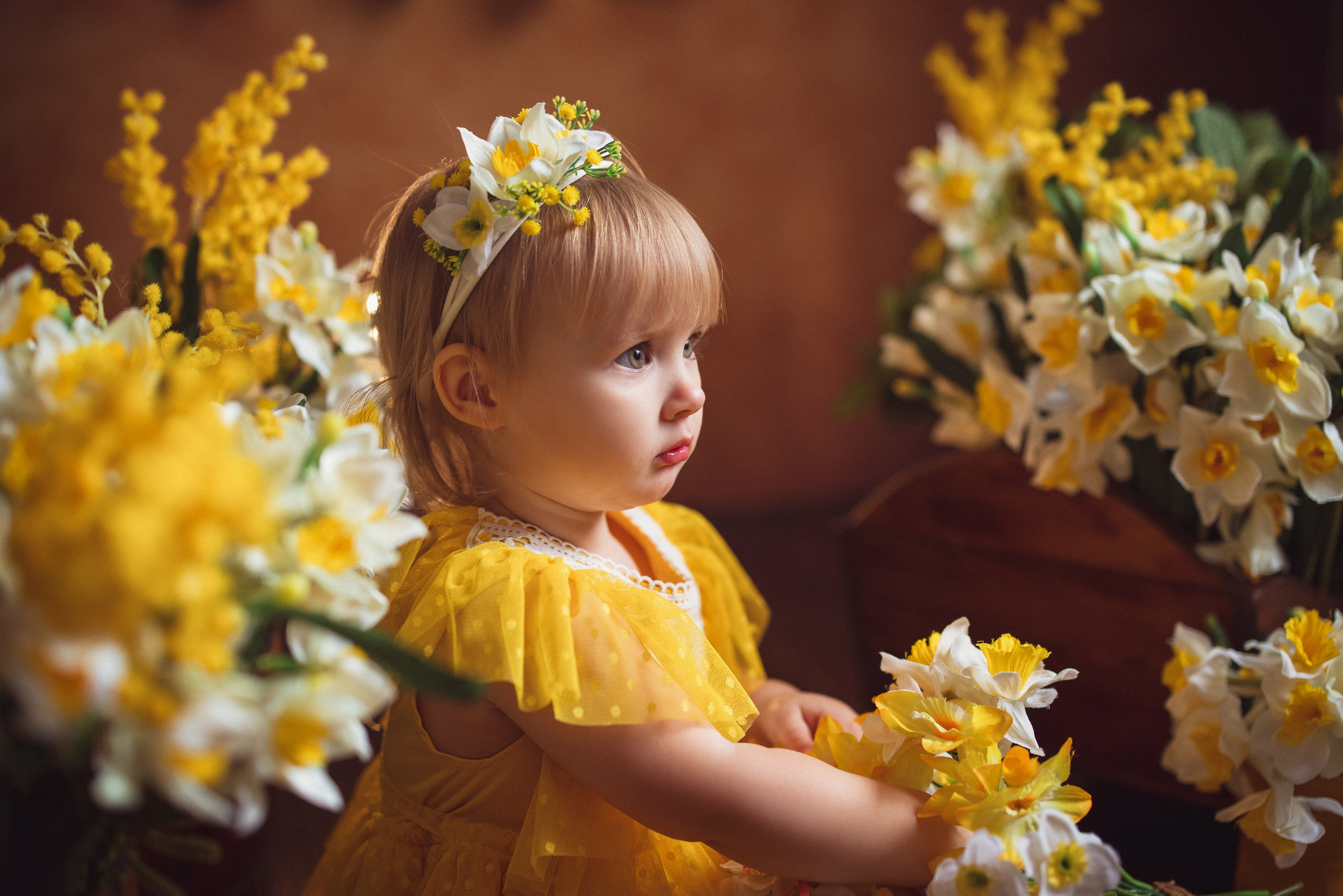 Детская фотосессия к 8 марта в фотостудии г. Краснодара. Семейный и детский фотограф в Краснодаре Анна Трашкова