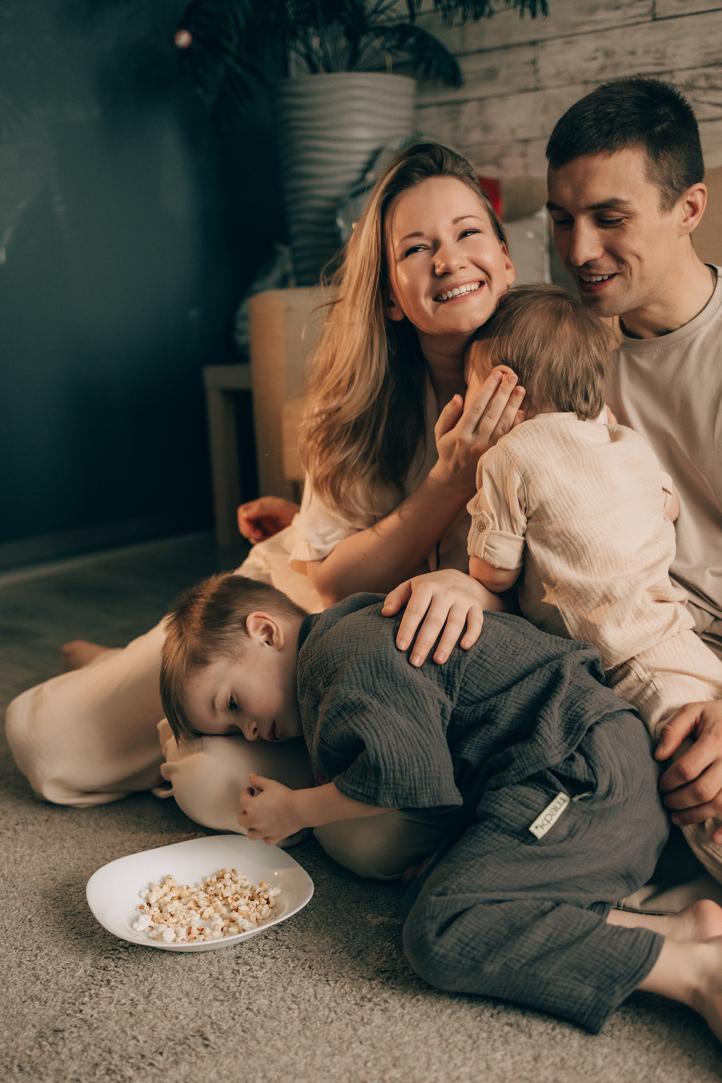 Анастасия, Игорь и сыновья. Семейный фотограф, детские, семейные, лав стори съемки в Москве