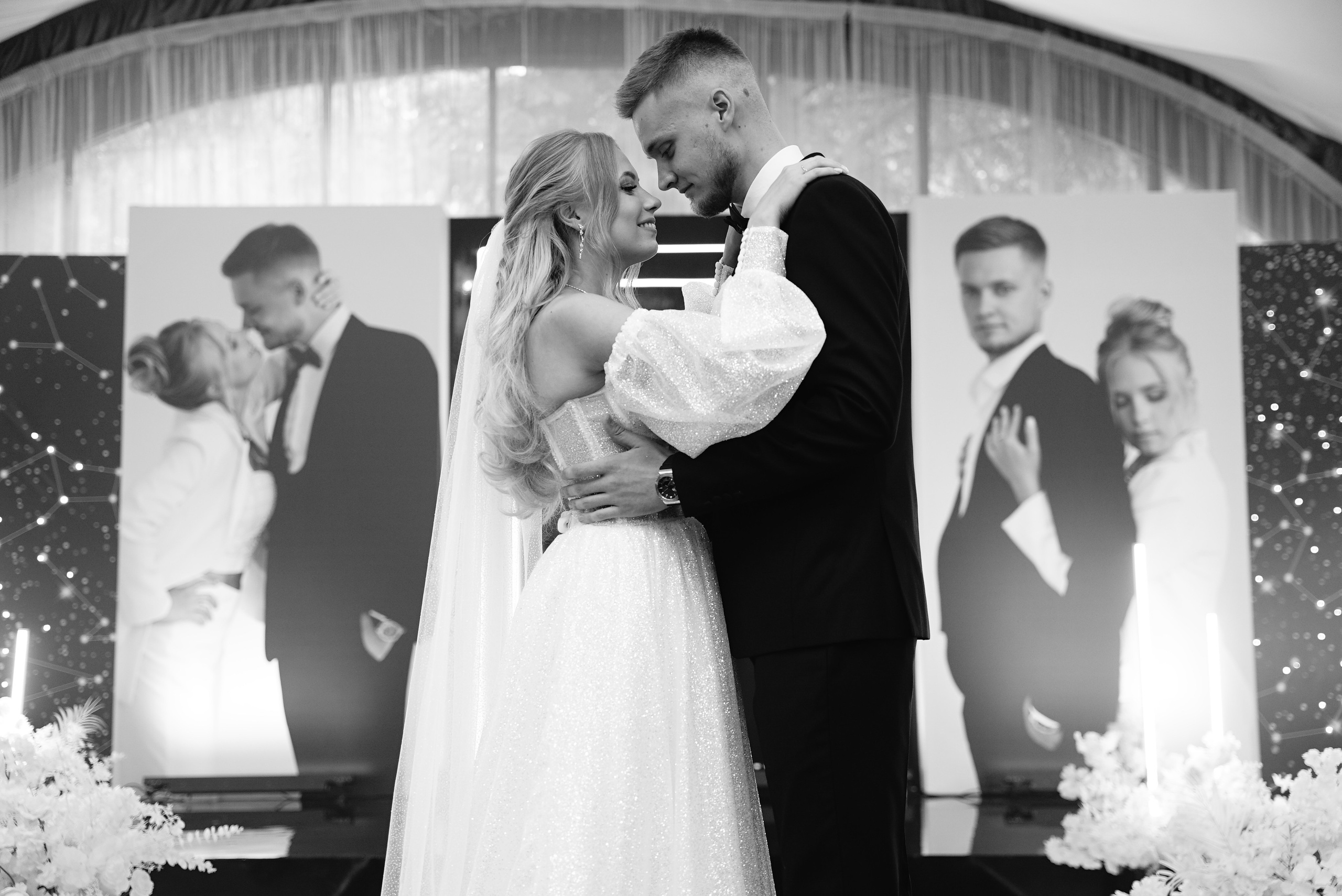 Никита и Галина чб. Свадебный фотограф в Самаре Анна Ковалева