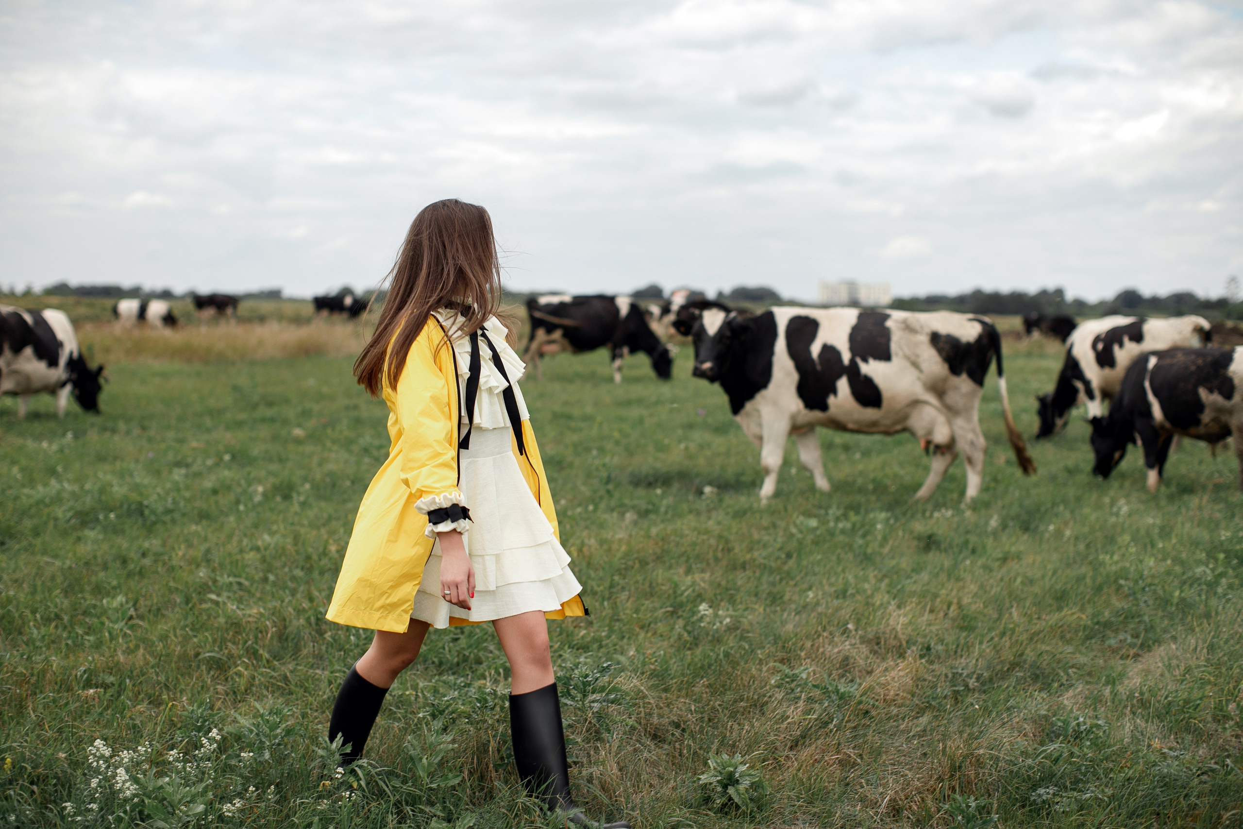 Фотосессия Полины у маяка. Свадебный фотограф Москва