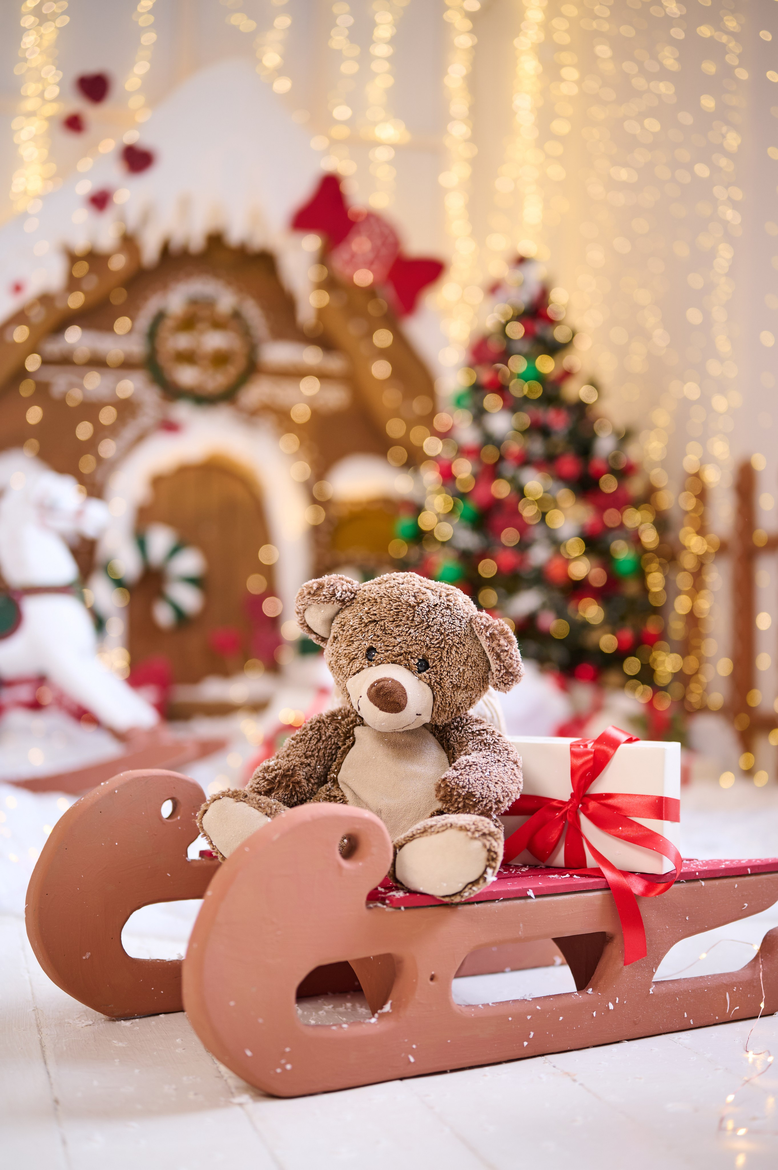 Новогодние декорации сказочной фотостудии «Alice», город Краснодар. Семейный и детский фотограф в Краснодаре Анна Трашкова