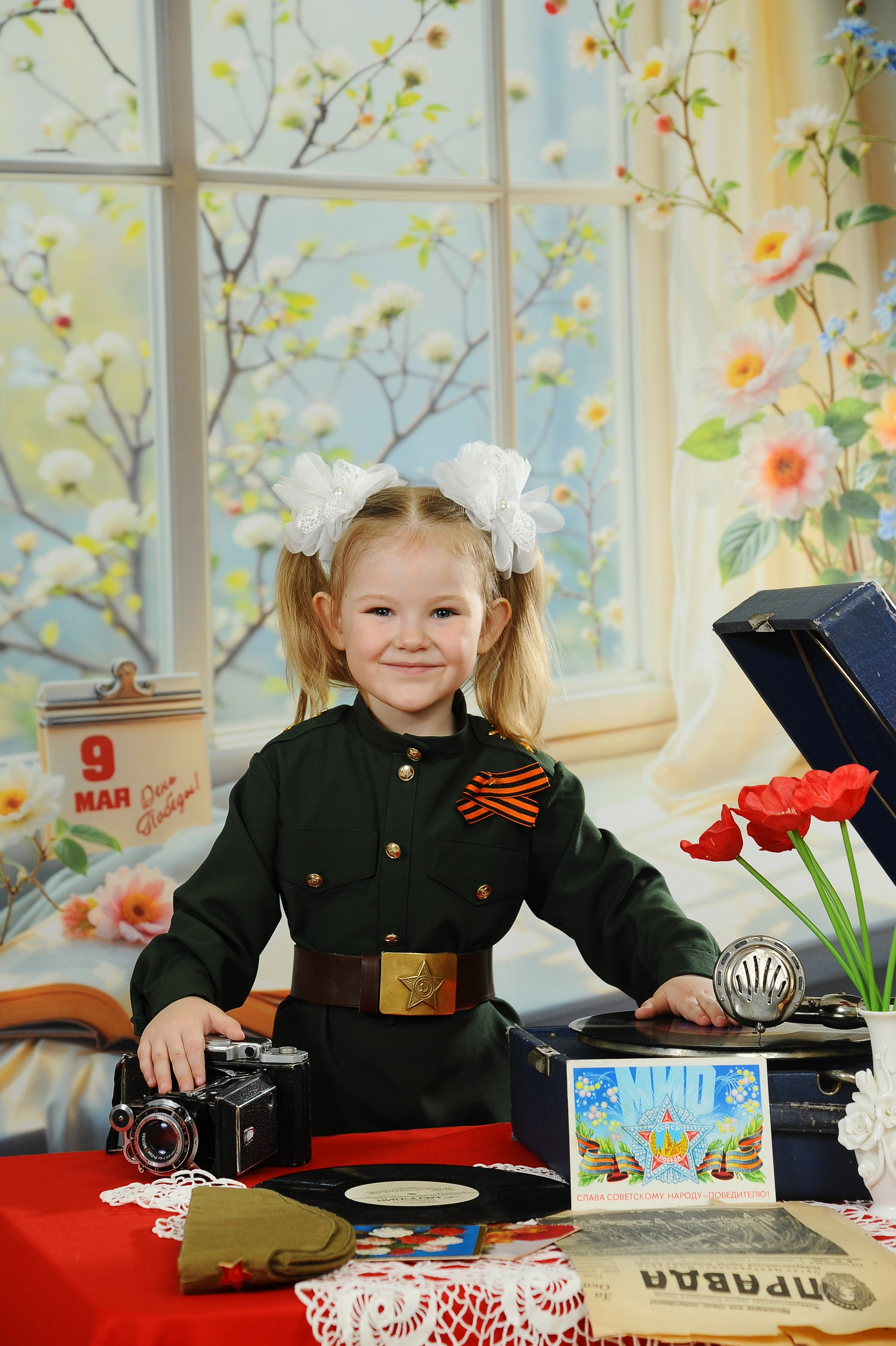 День Победы Весна 25. Детский портрет