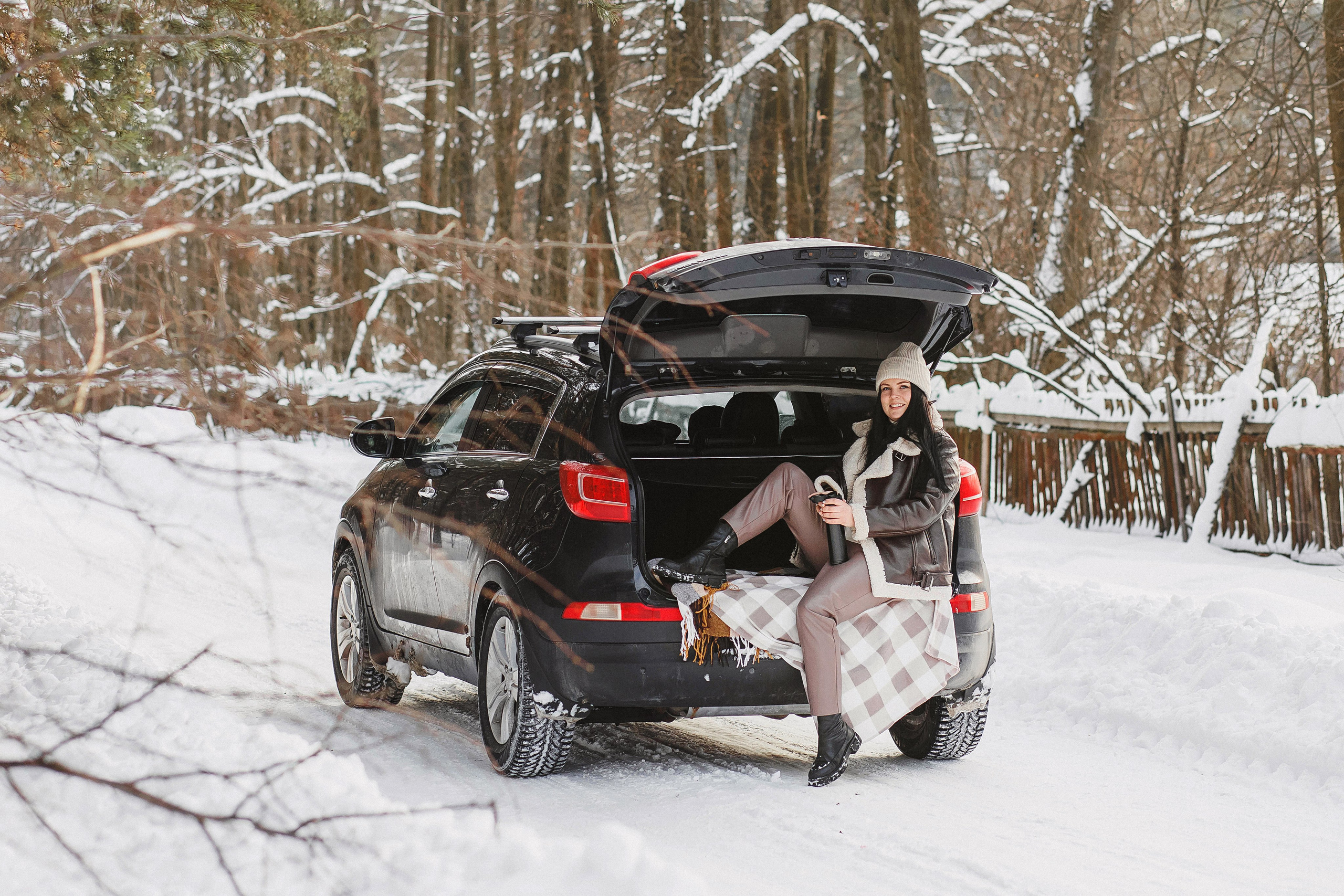 Фотосессия в зимнем лесу. Фотограф в Москве и Люберцах Анна Ушакова