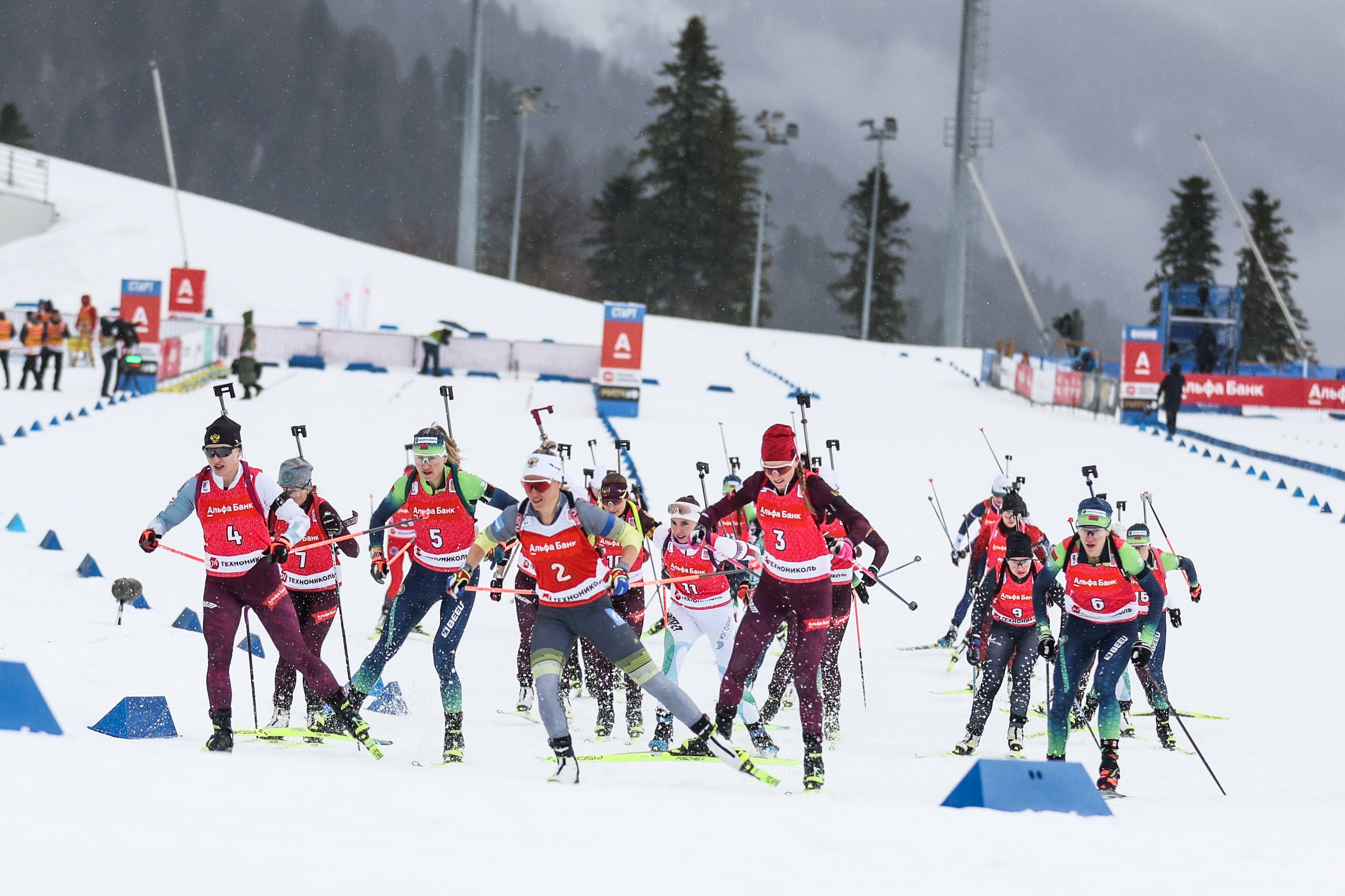 Масстарт Женщины