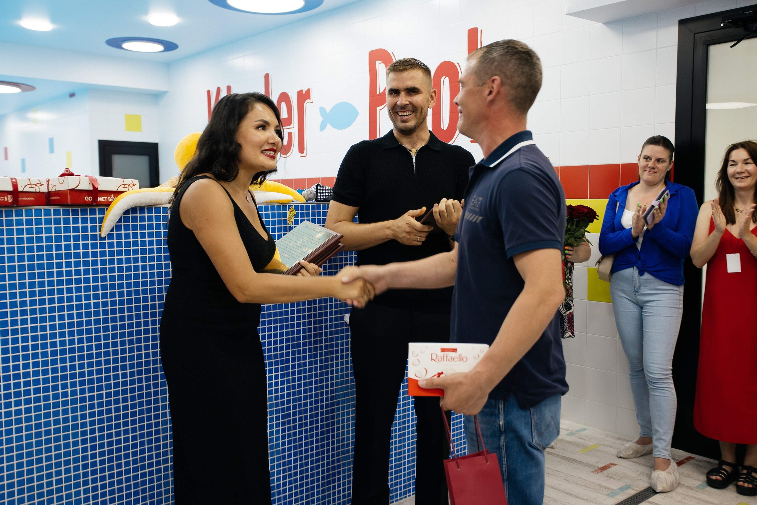 Открытие бассейна. Фотограф в Иркутске