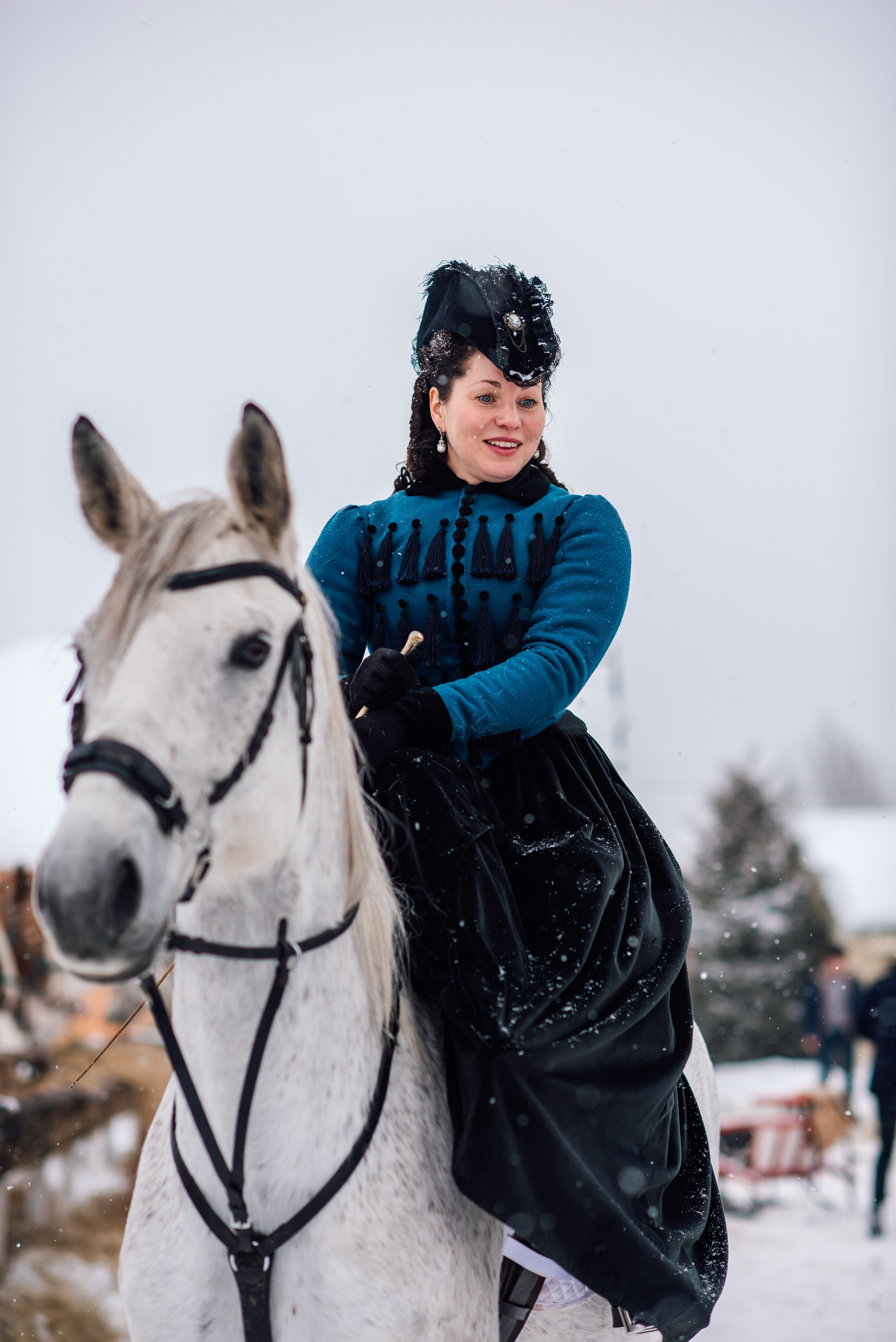 Зимняя парфорсная охота. Фотограф Диана Вальтер