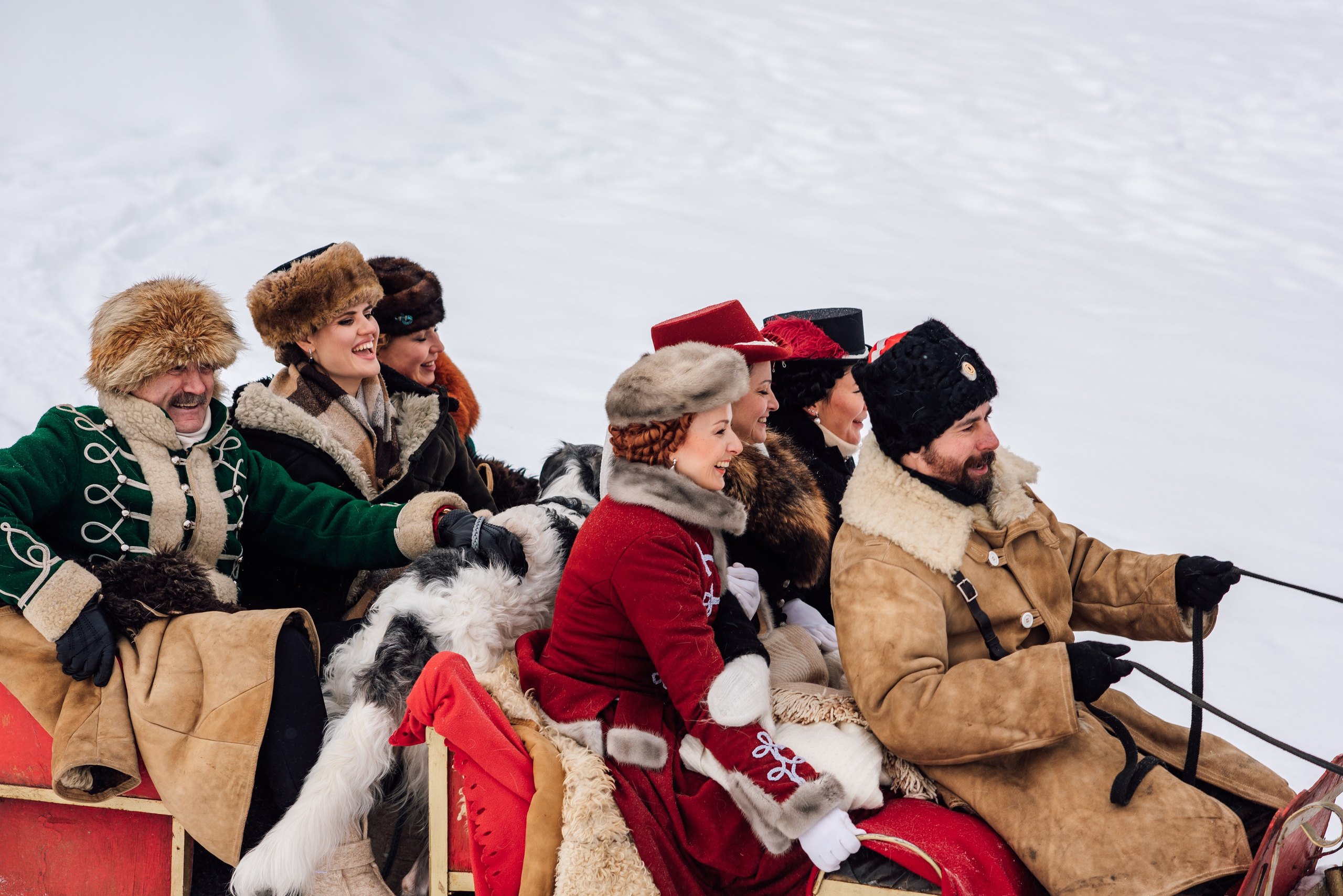 Зимняя парфорсная охота. Фотограф Диана Вальтер