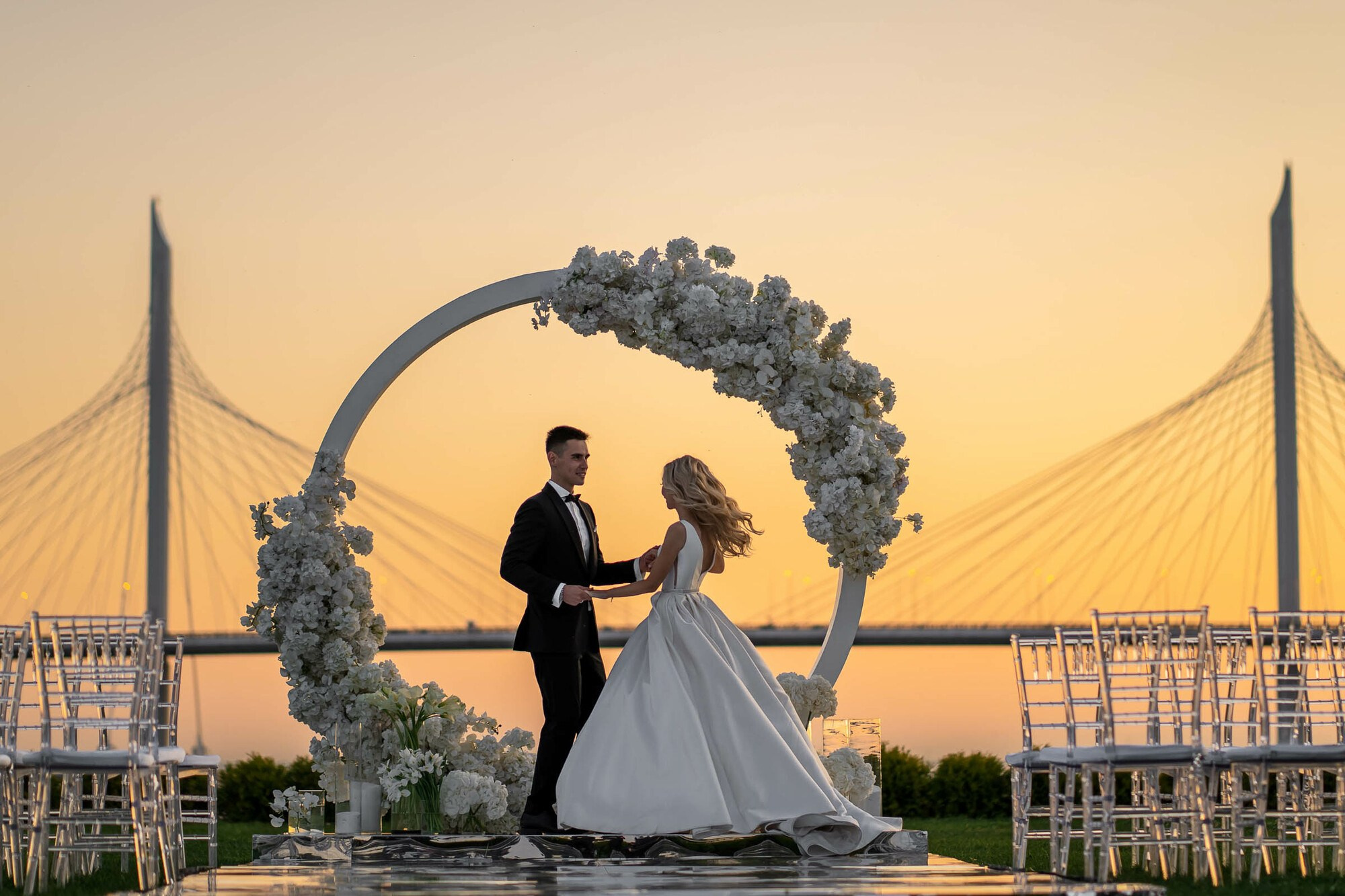 Свадьба в Four Seasons и Royal Beach. Свадебный фотограф в Санкт-Петербурге и Москве Андрей Нестеров