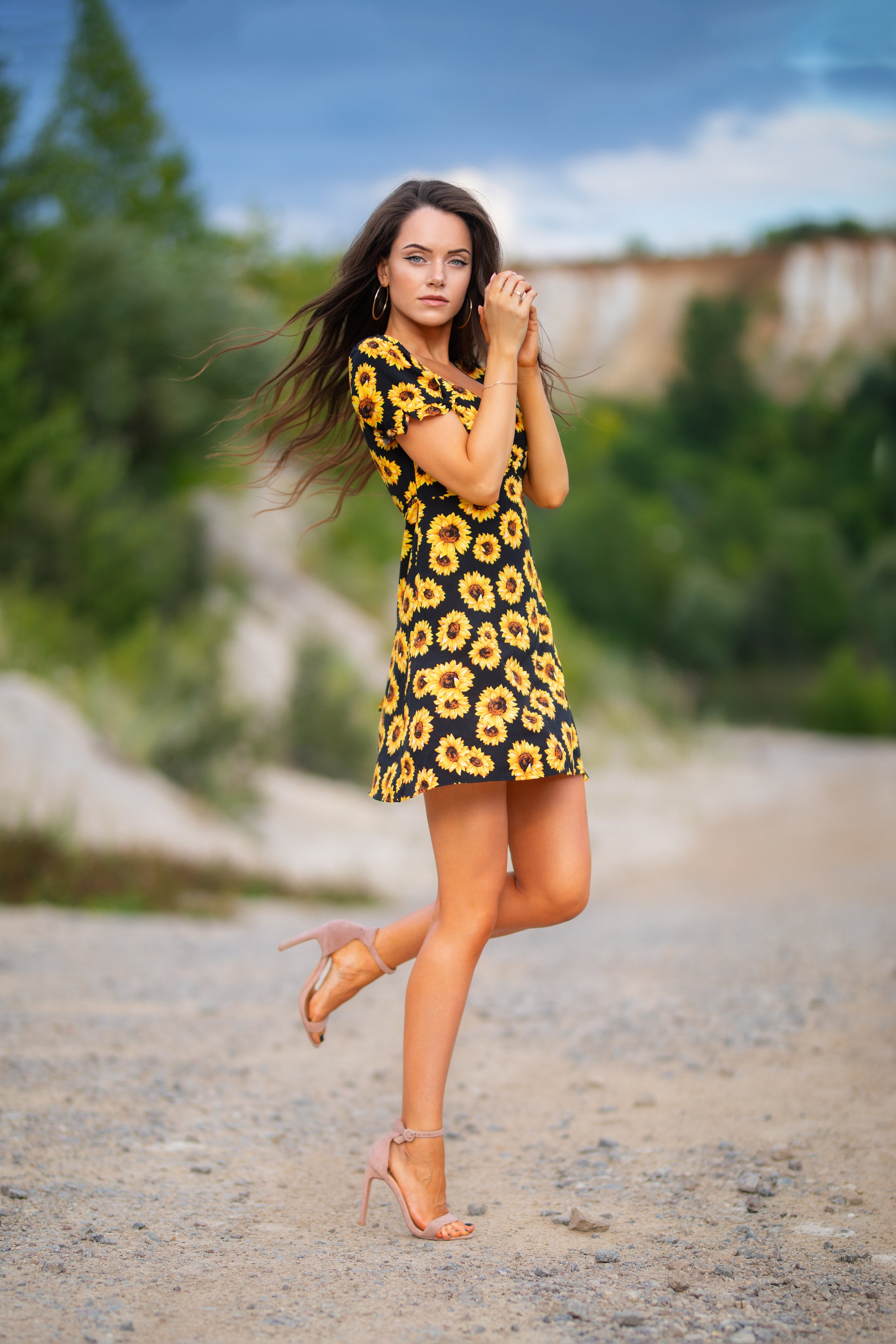 Летняя съемка с Екатериной на природе в парке Белый Колодец в формате для «себя»