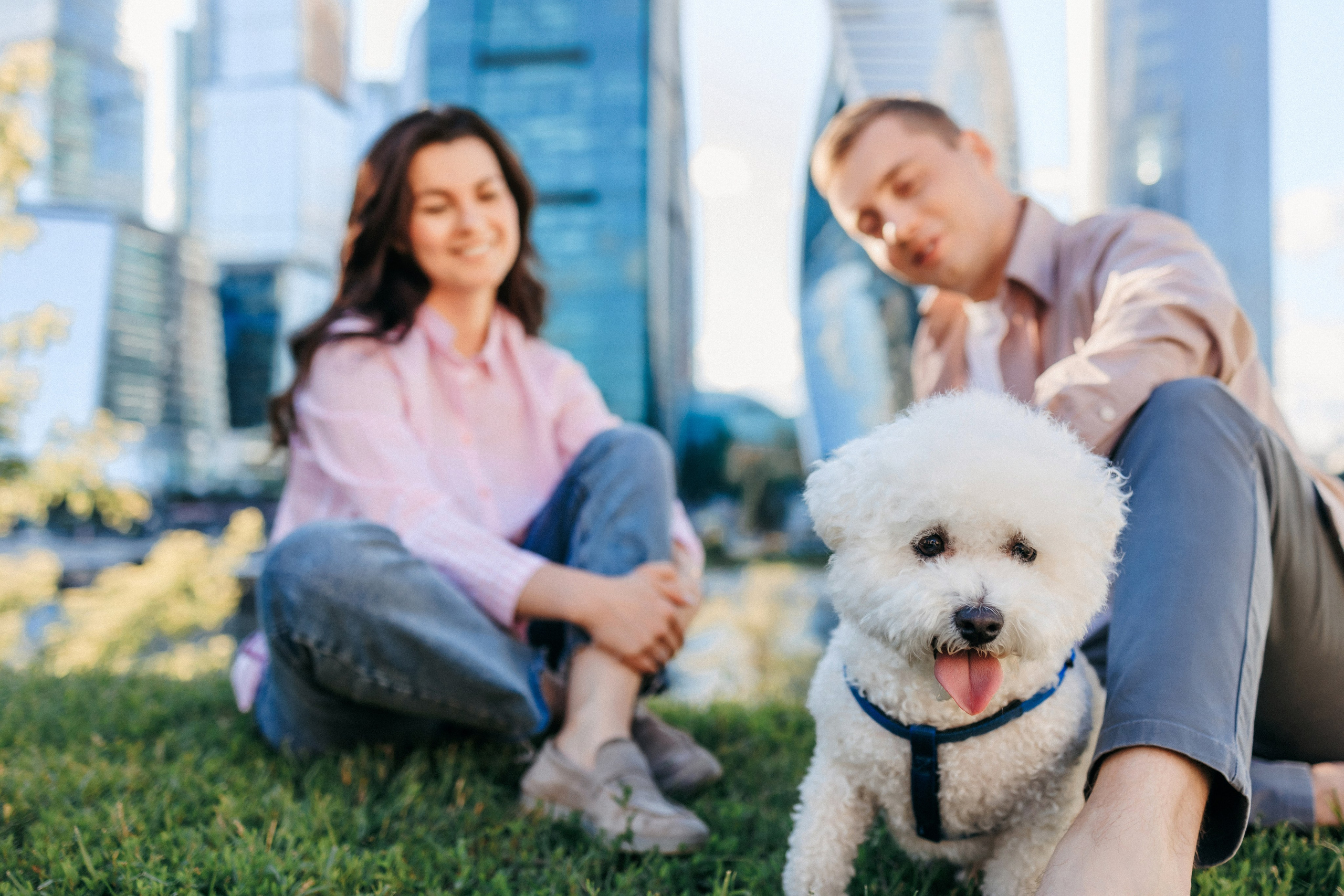 Марина, Данил и Бруно. Фотограф-анималист Елена Радченко, Москва