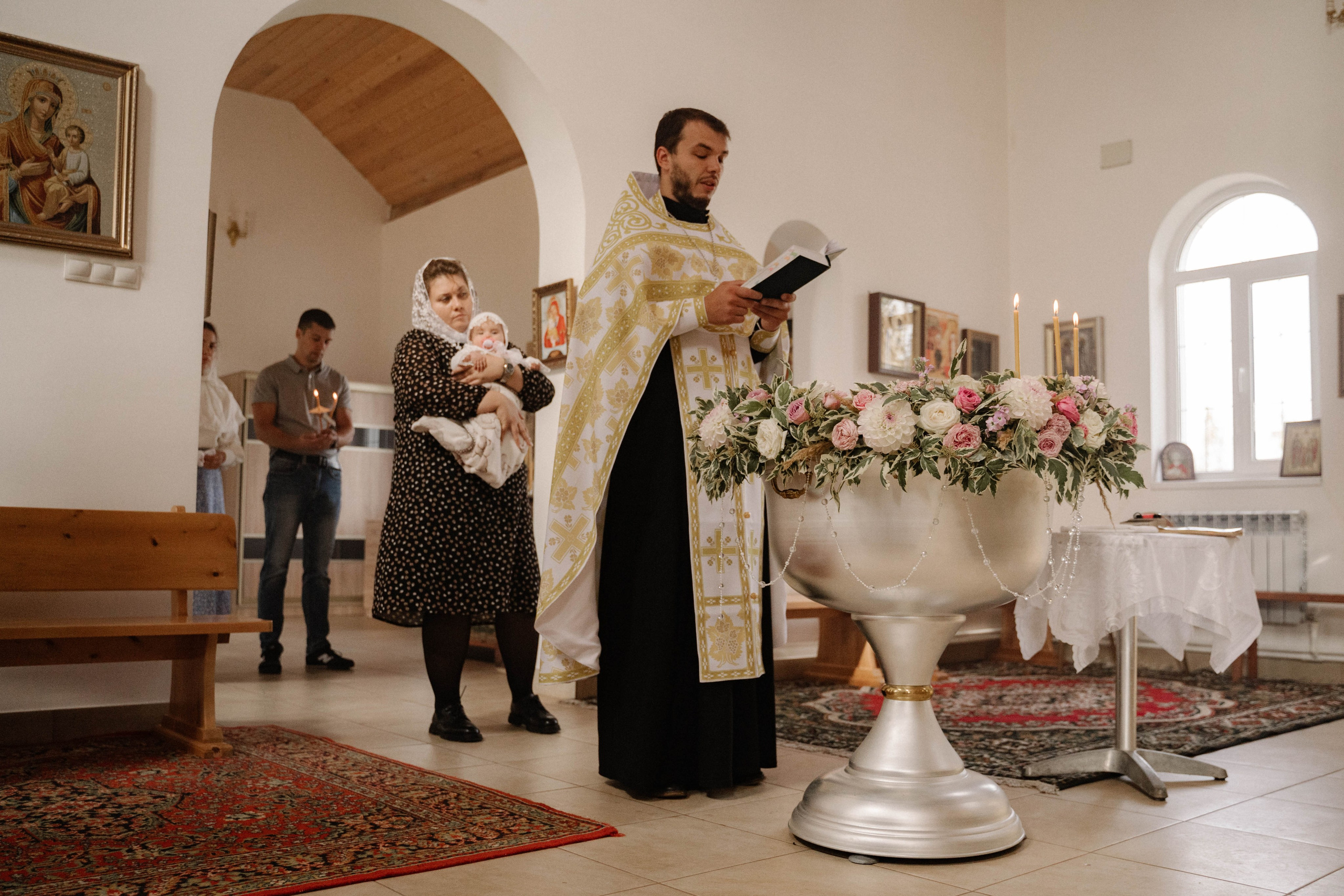 Крещение Александры. Свадебный и семейный фотограф в Калуге Анна Киреева
