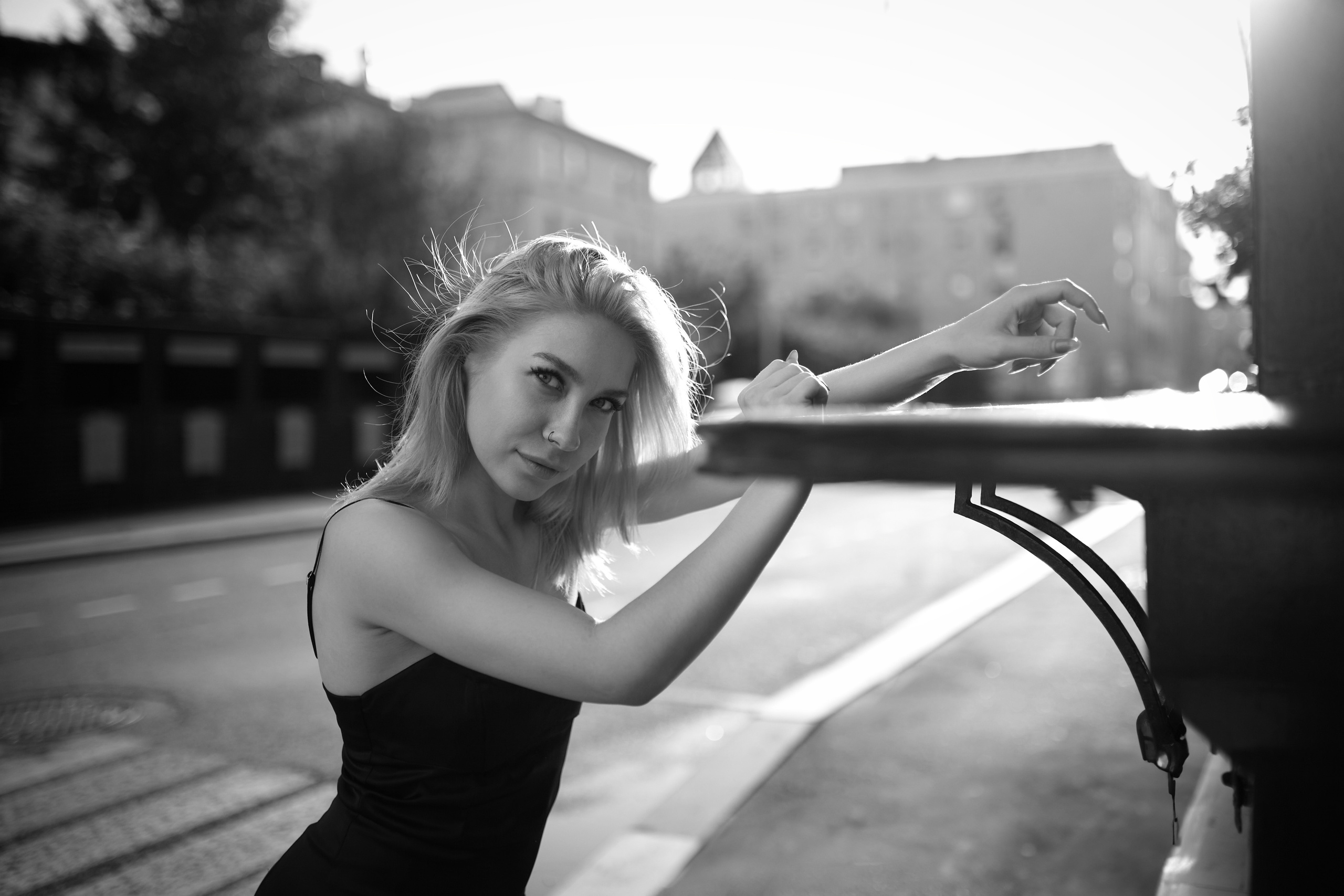 "Уникальная уличная портретная фотосессия Марины. Портретный фотограф в Москве Виталий Пересветов