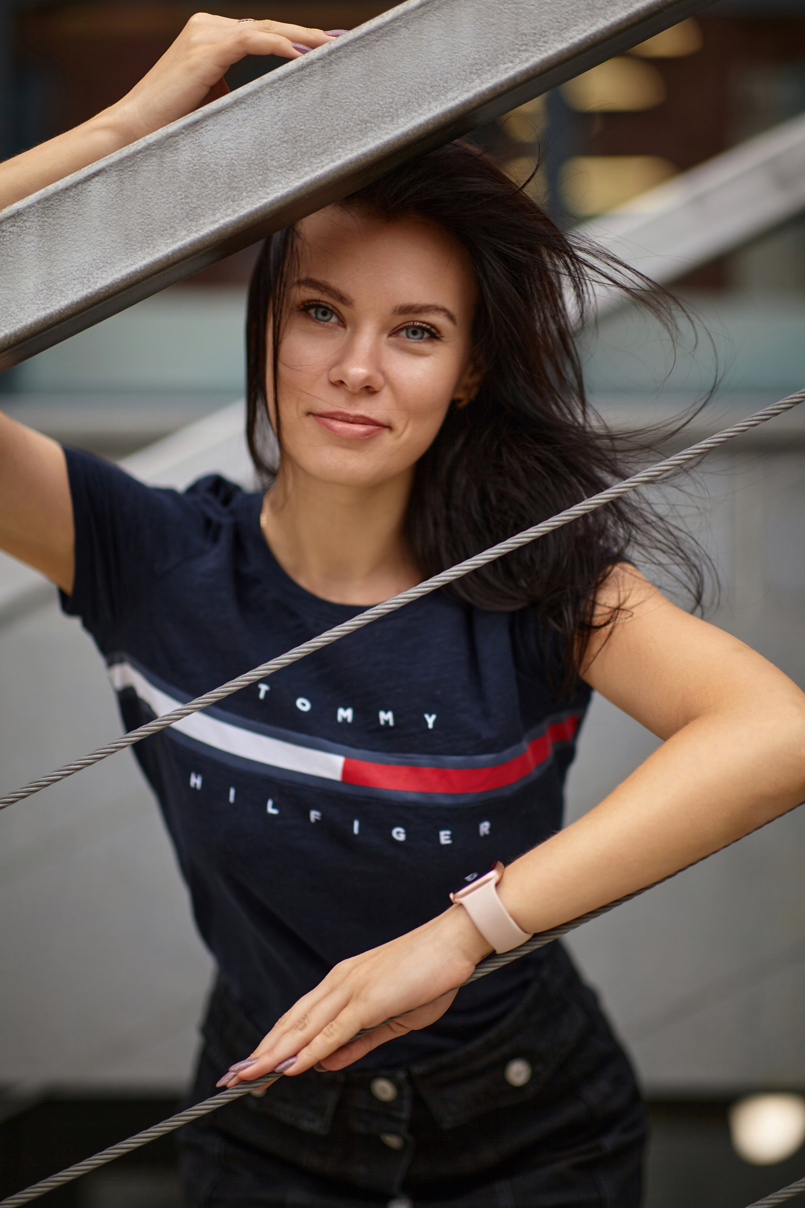 Уличная фотосессия с элементами искусства.