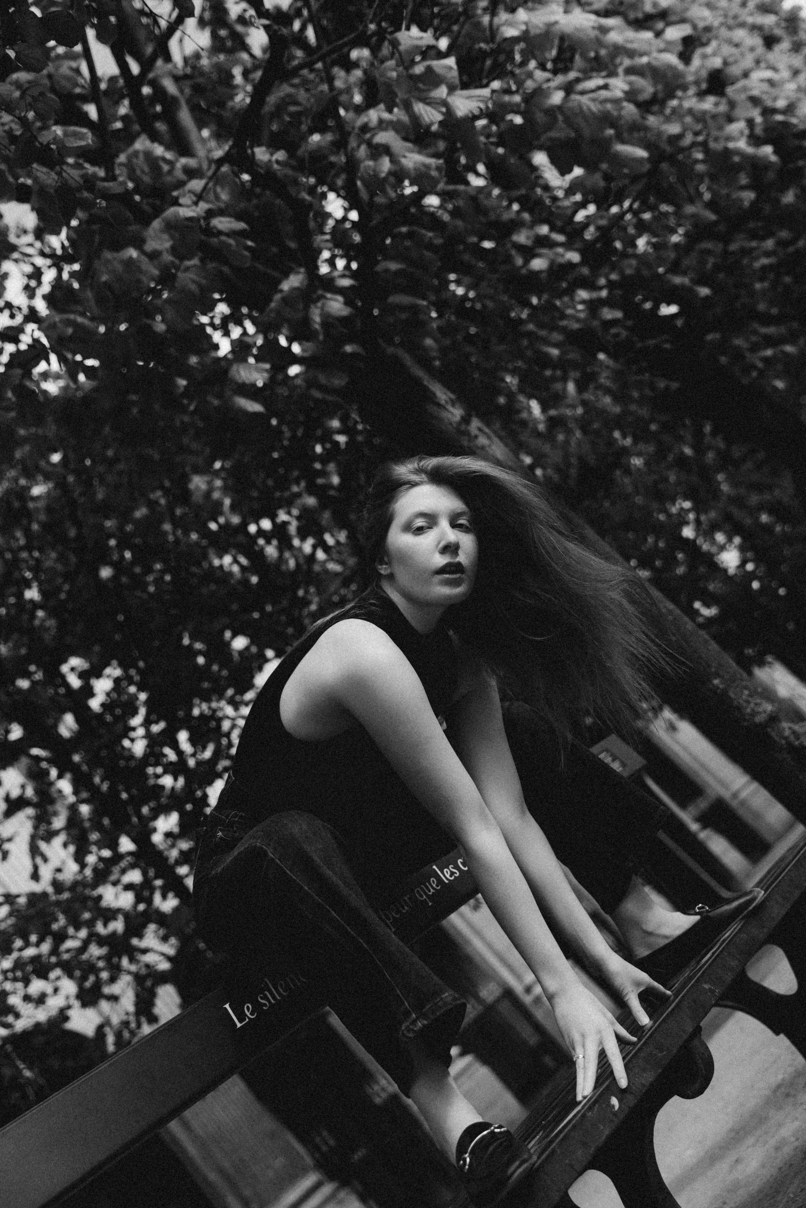 Autumn light. Photographer in Paris