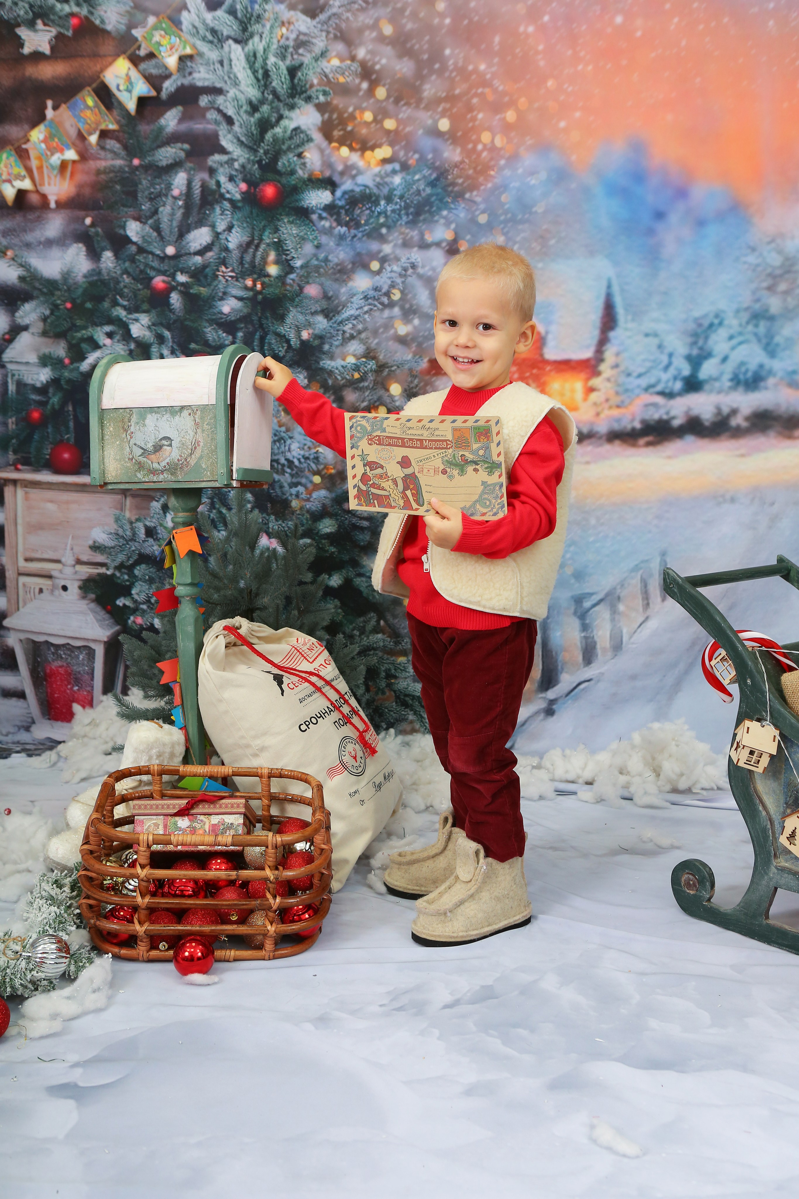 Волшебные сани. Студия детской и семейной фотографии 12кадров