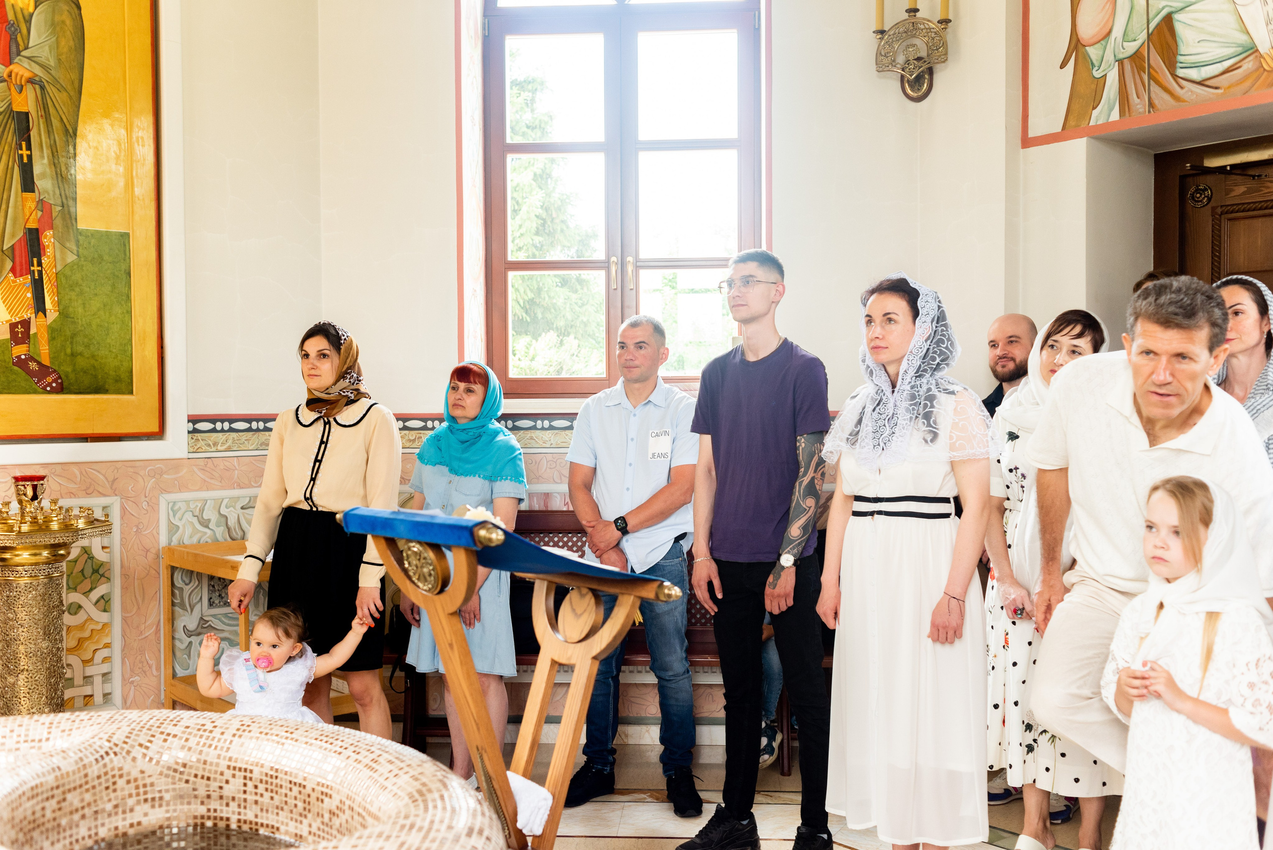 Крещение Ники. Фотограф Юлия Попова