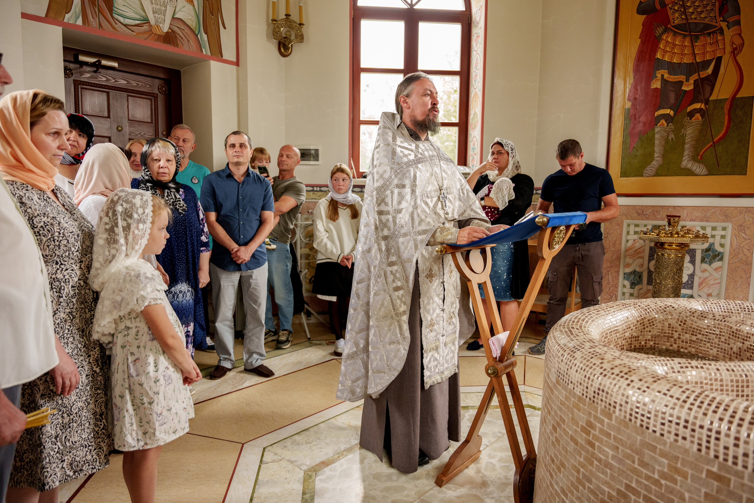 Крещение Полины. Фотограф Юлия Попова