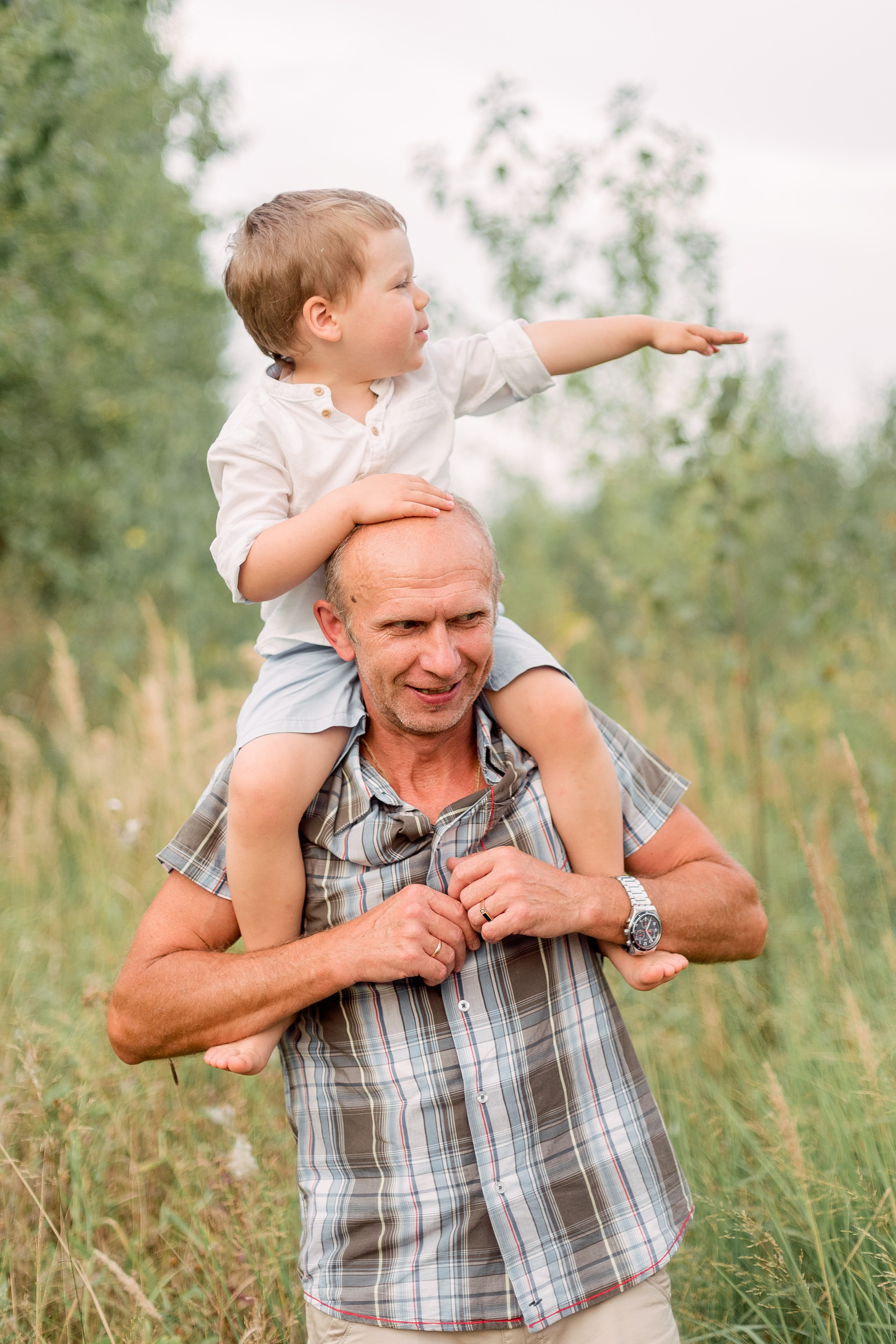 В поле. Фотограф Юлия Попова