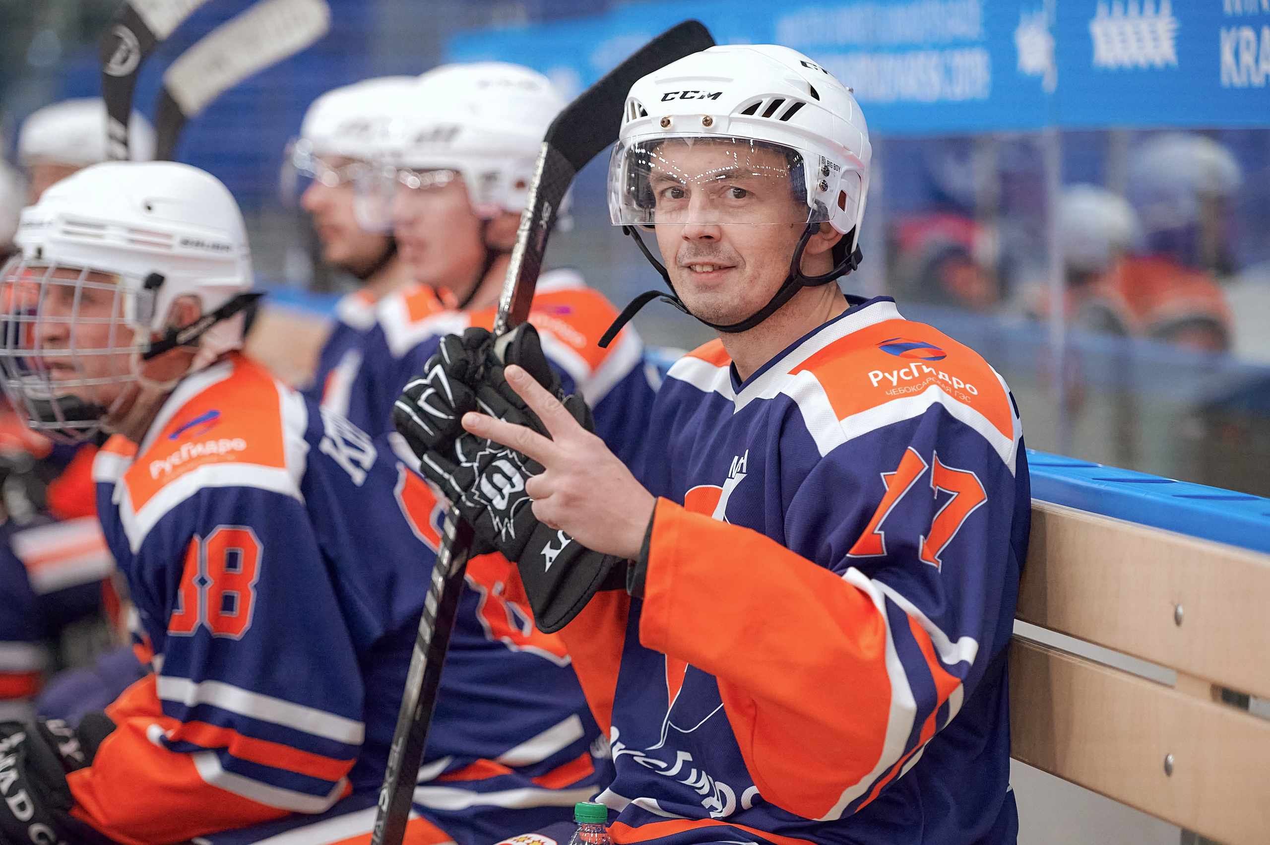 Портфолио репортажной фотосъёмки: Кристалл арена — Хоккей — РусГидро. Фотограф Яковлев Роман — Красноярск