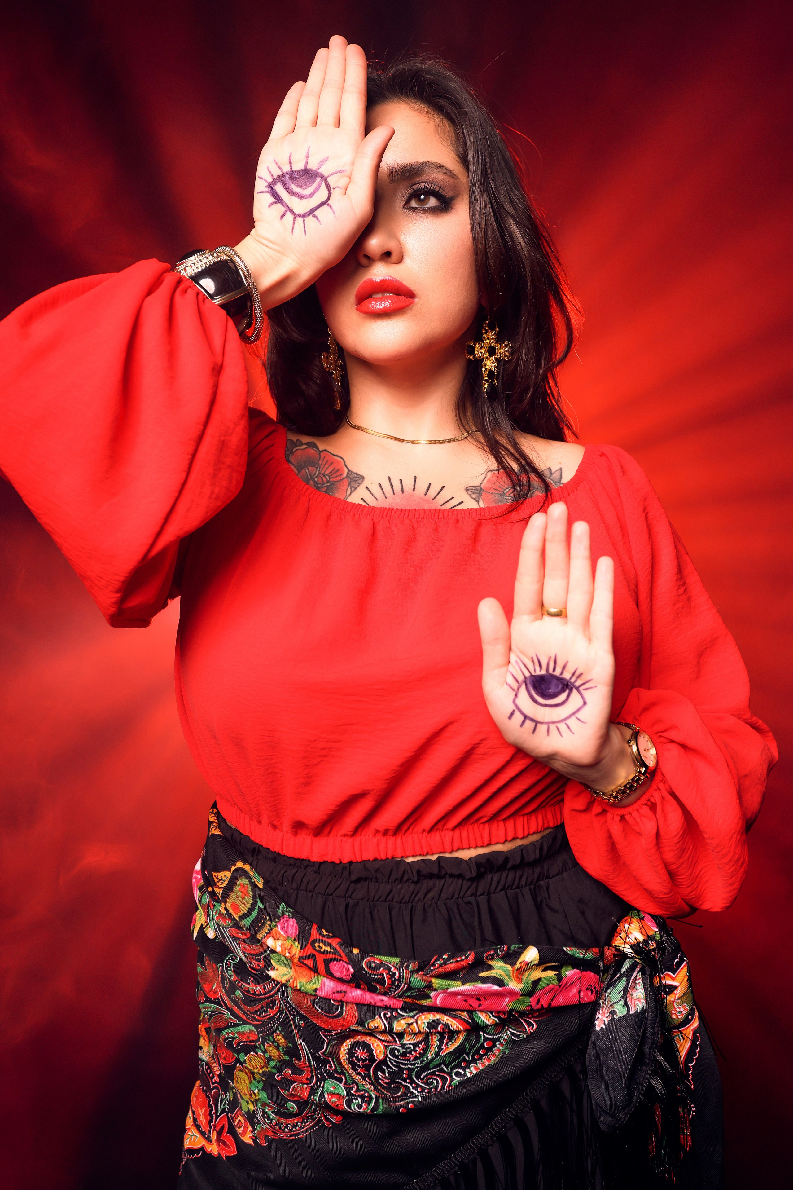 Фотосессия в цыганском образе