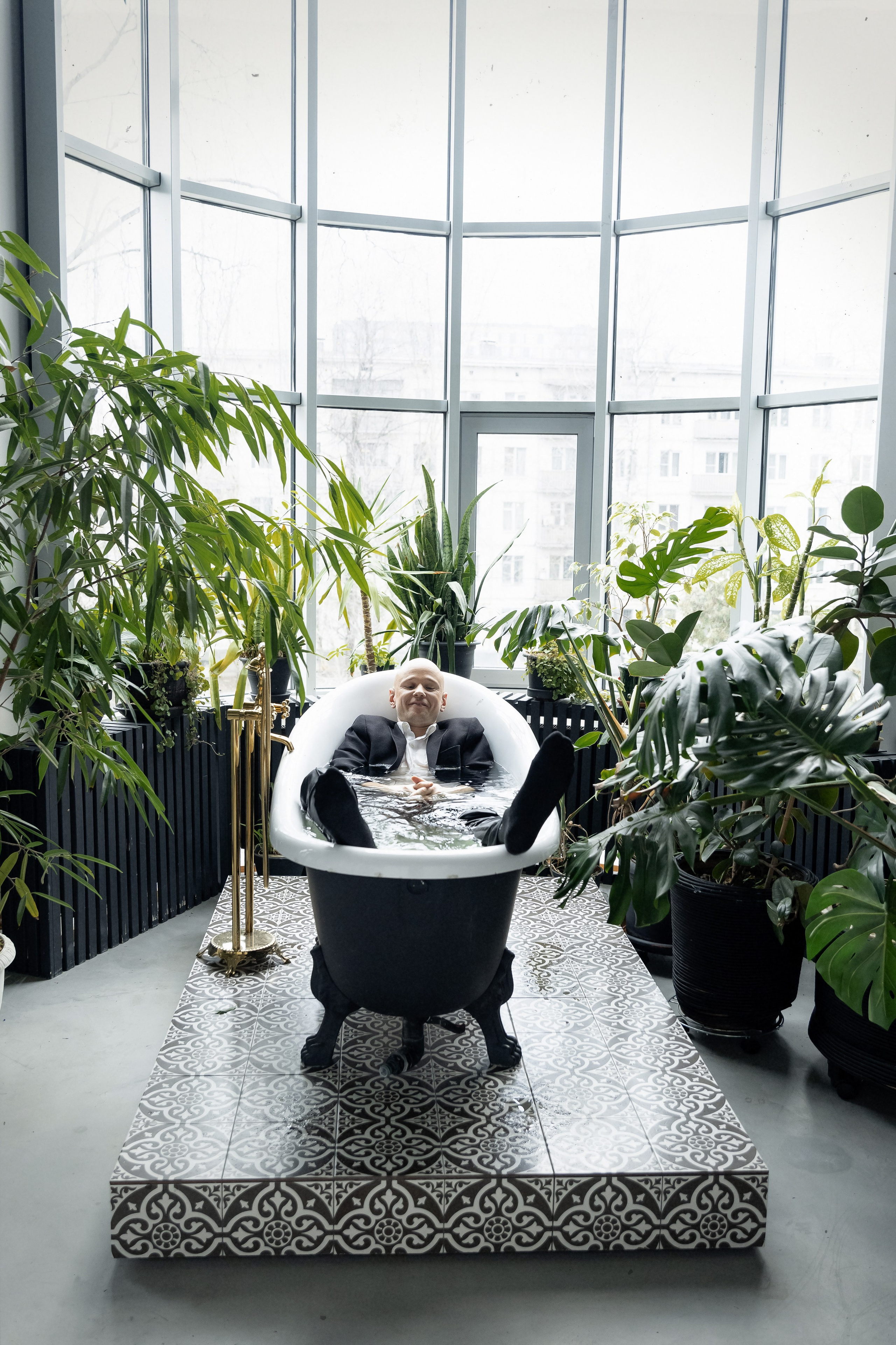 Мужской портрет в ванной. Рыжий Фотограф Иркутск